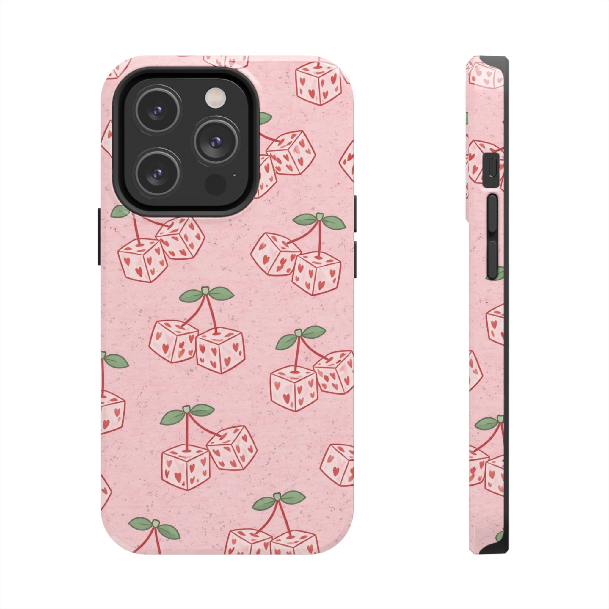 Cherry Di Hearts Phone Case