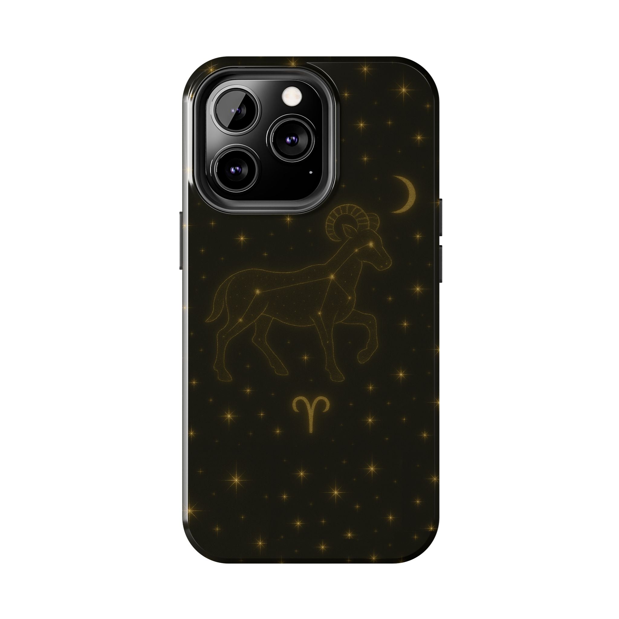 Aries Constellation Tough Phone Case — Zodiac Ram Star Map Design