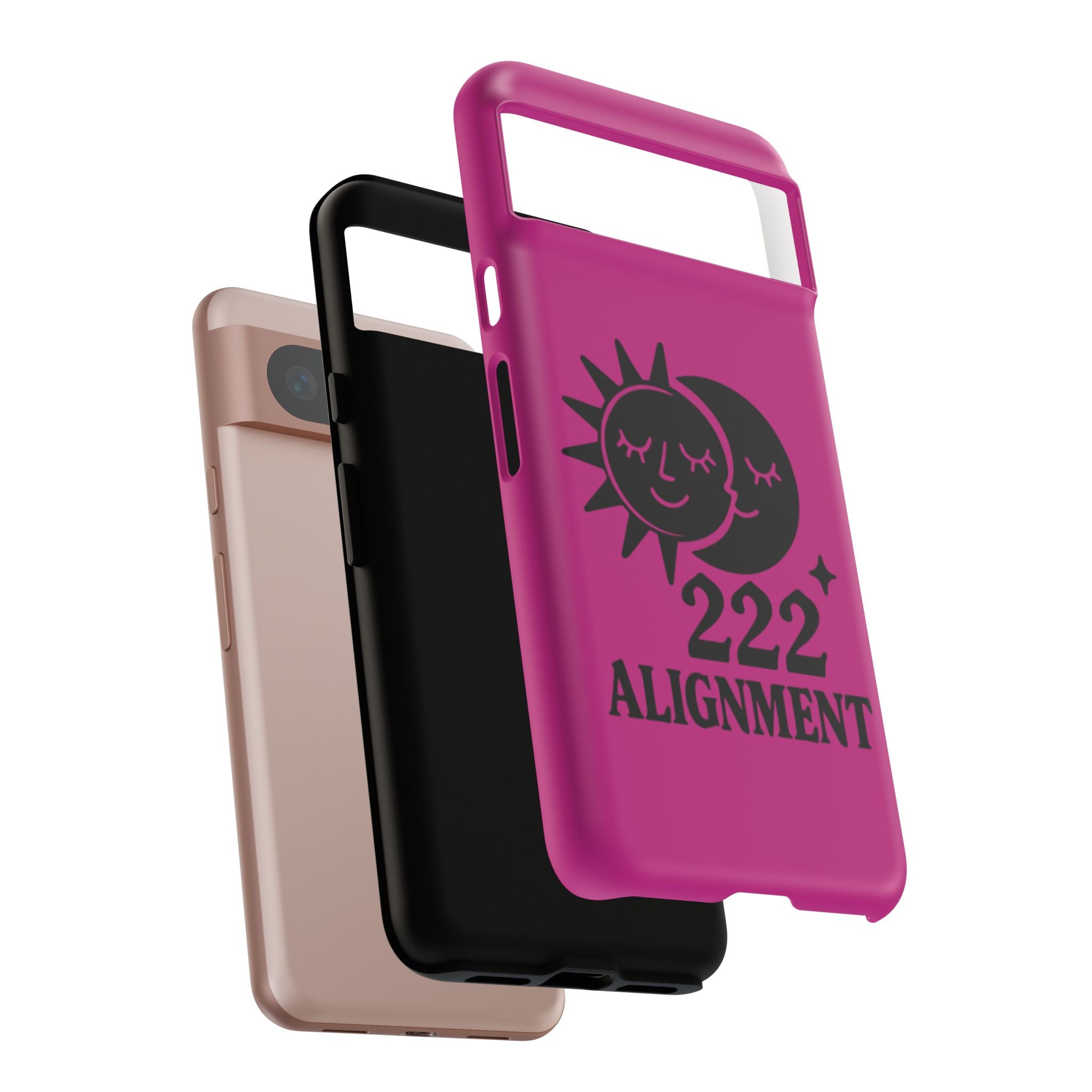 Black & Pink 222 Alignment Phone Case