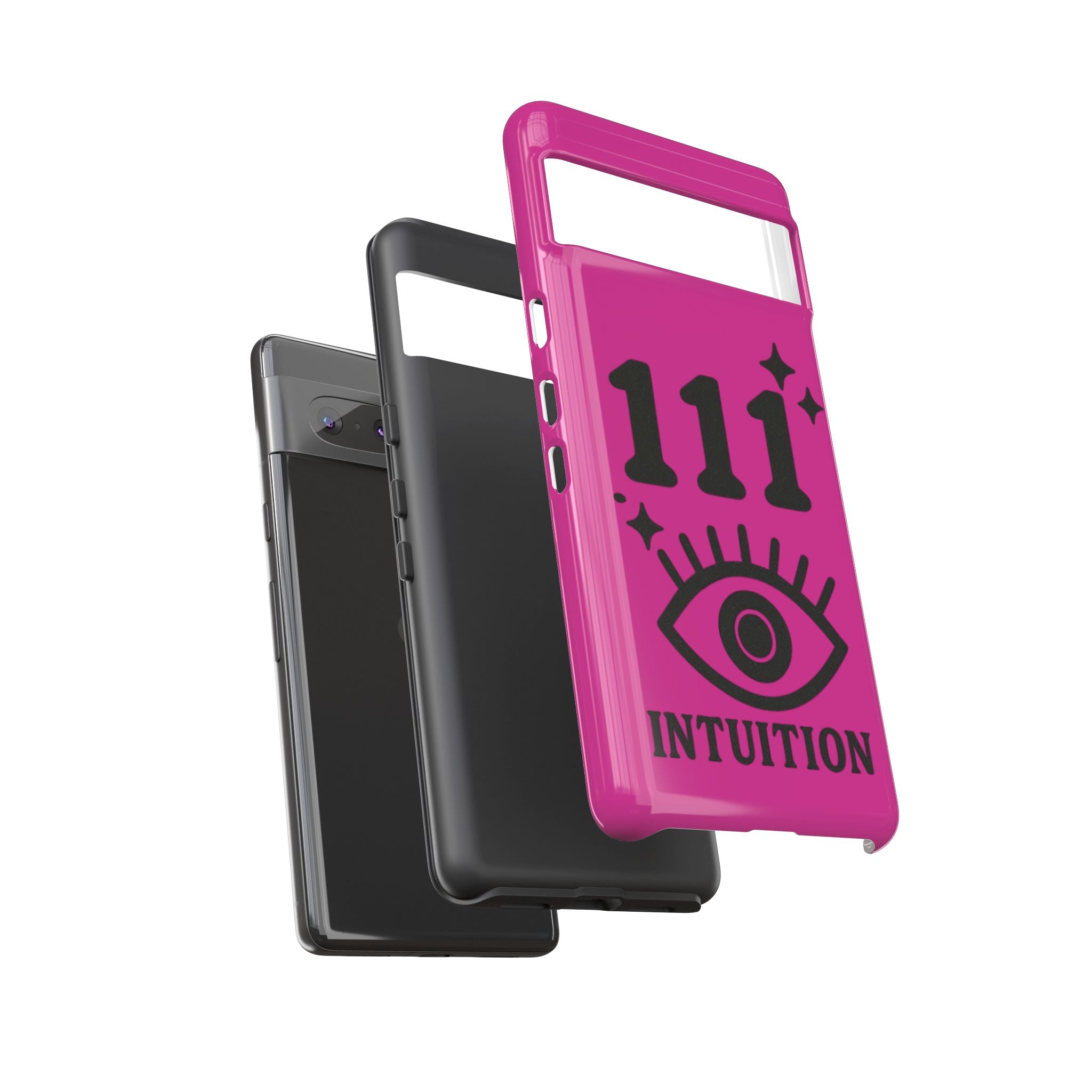 Black & Pink 111 Intuition Phone Case