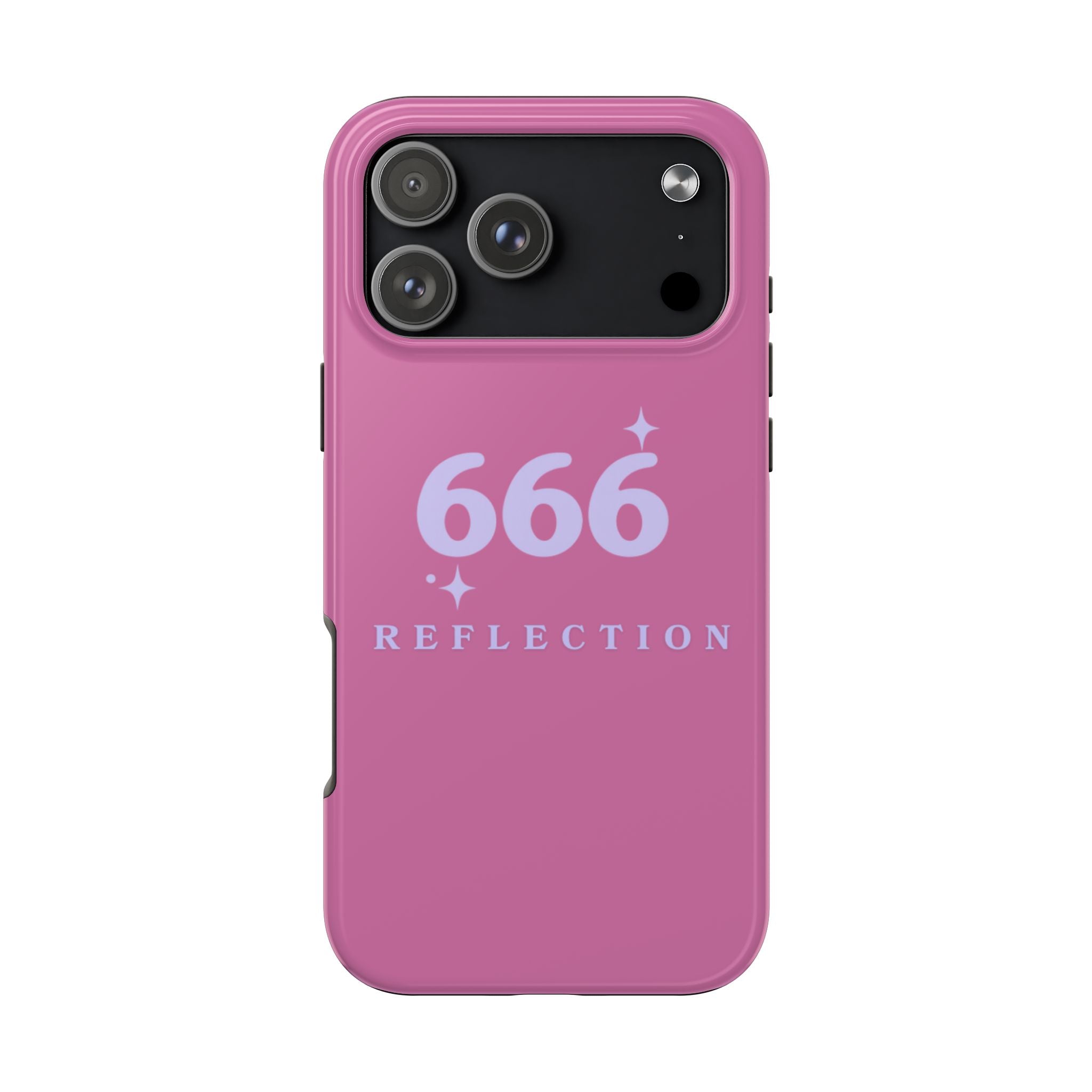 Pink & Purple 666 Reflection Phone Case