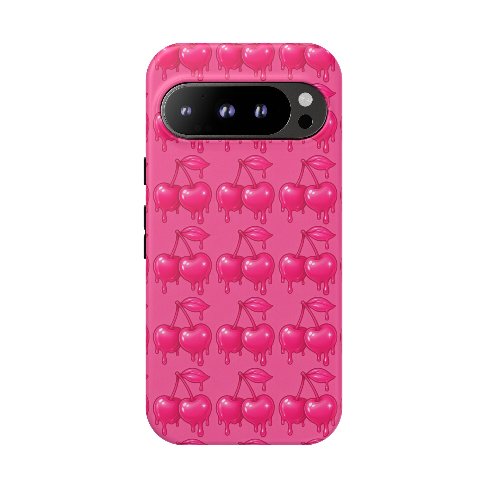 Pink Dripping Cherry Tough Phone Case