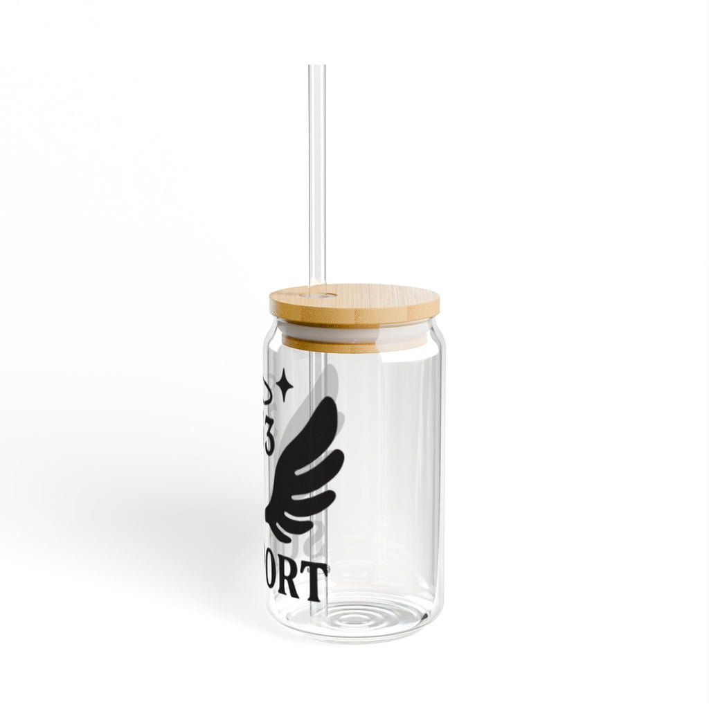 Black Sipper Glass Support 333
