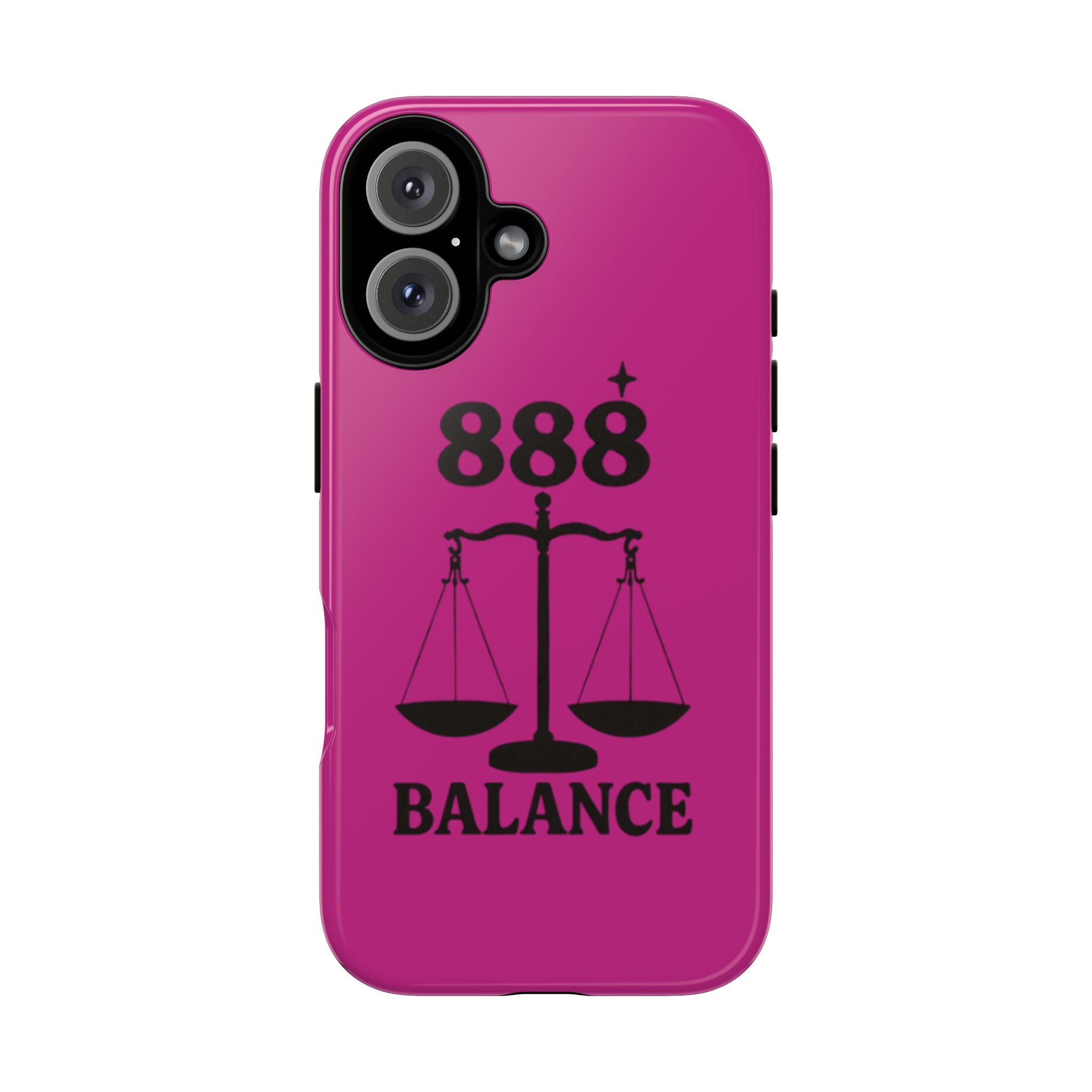 Black & Pink 888 Balance Phone Case