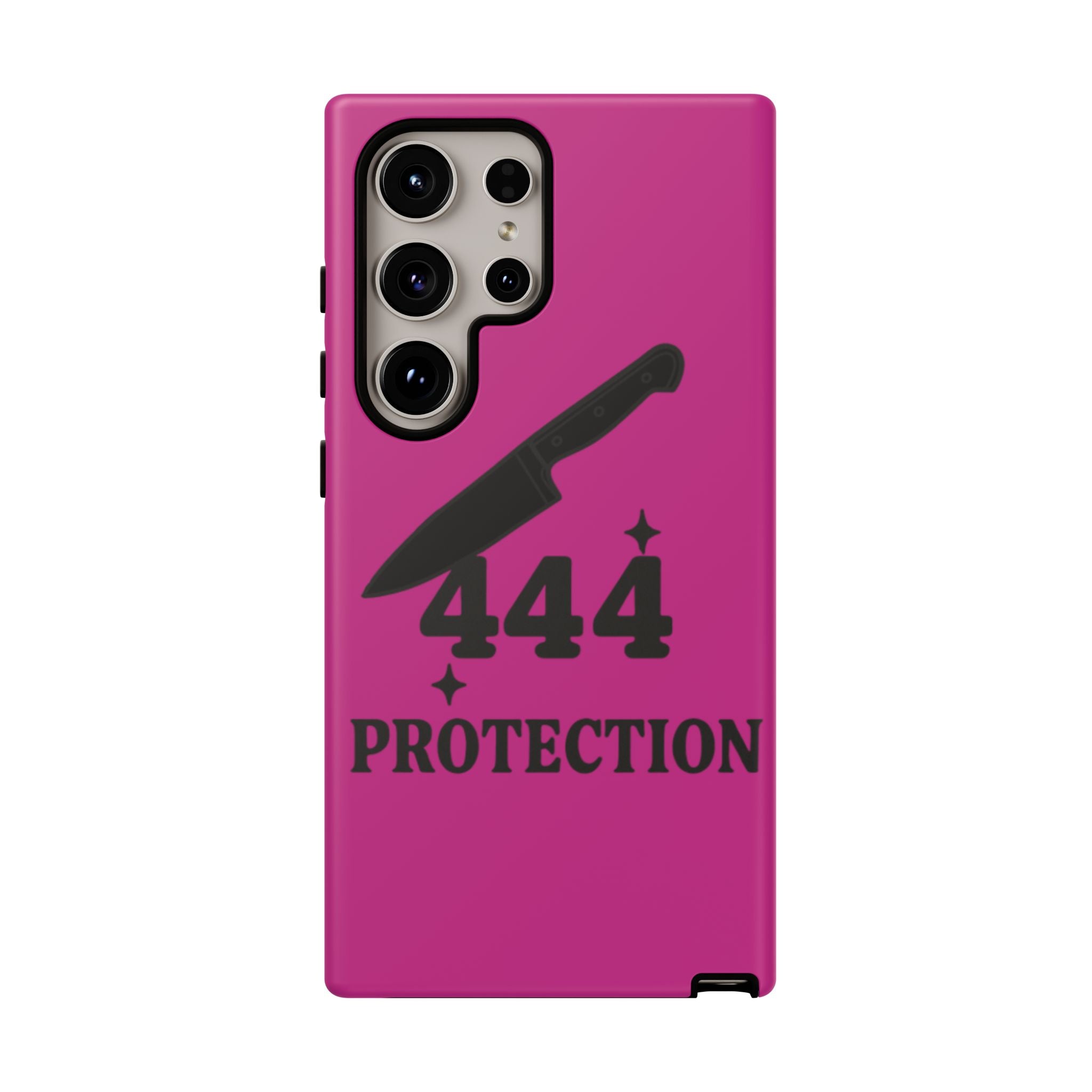 Black & Pink 444 Protection Phone Case