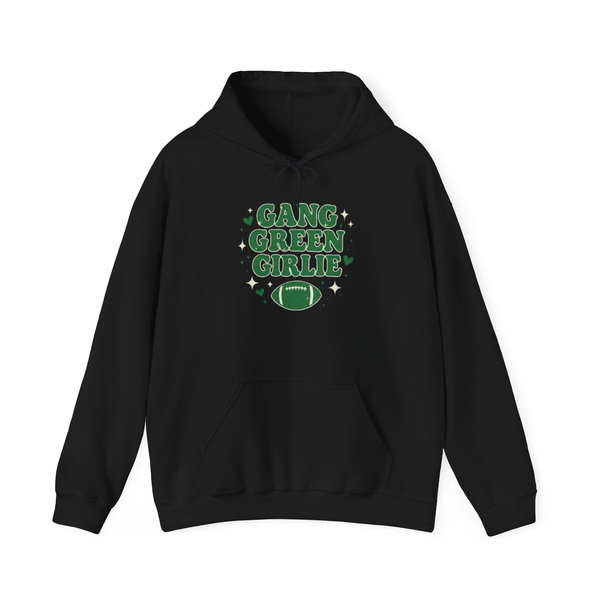Gang Green Girlie Football Hoodie — Women's Football Fan Pullover