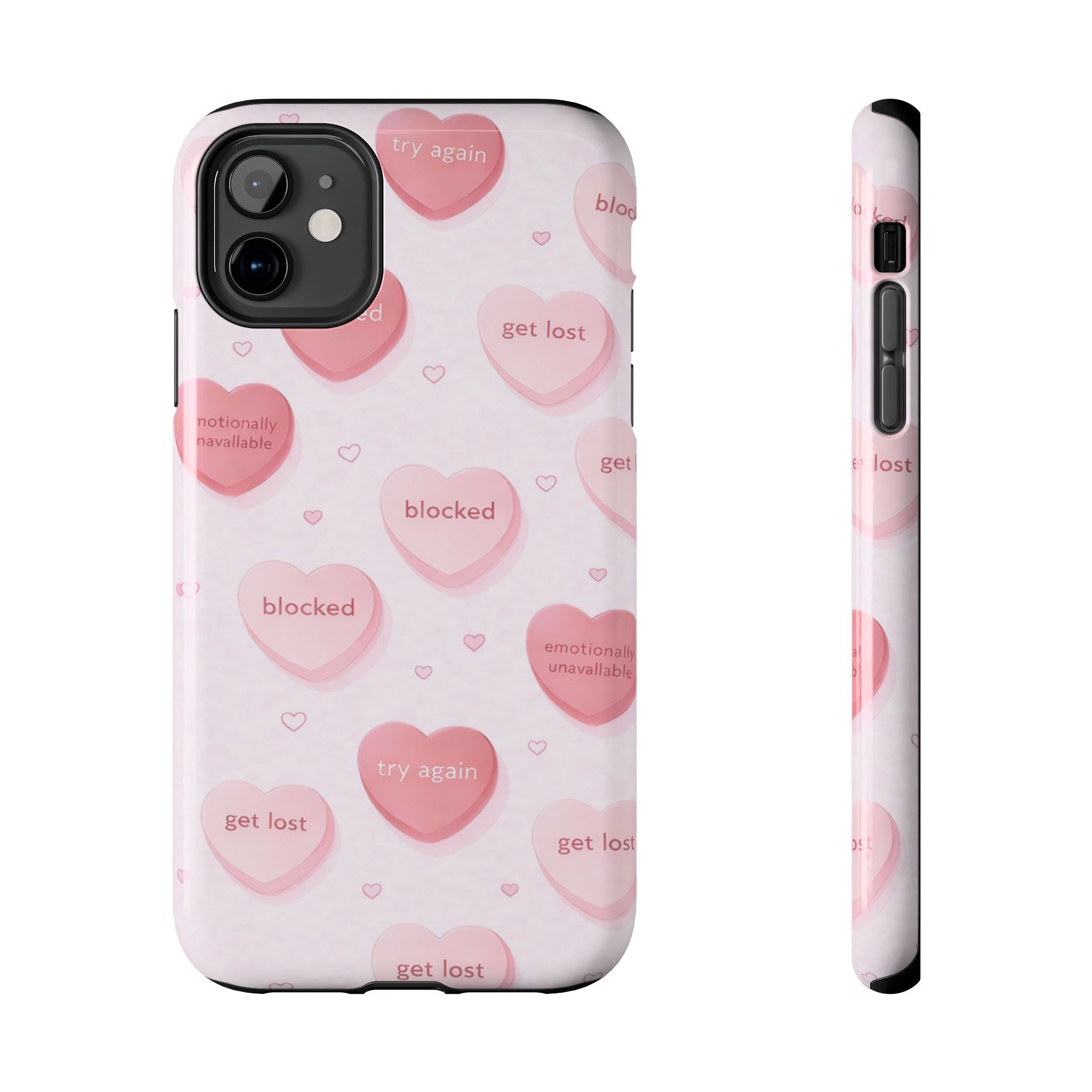 Non-Conversation Hearts Phone Case