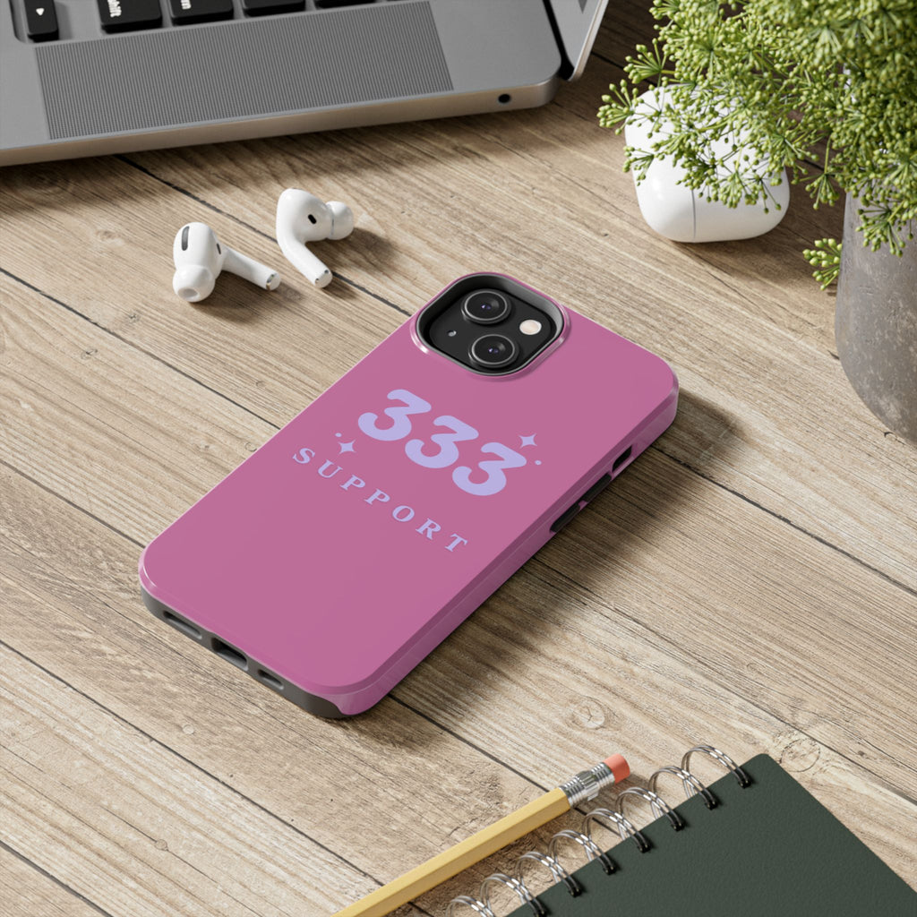 Pink & Purple 333 Support Phone Case