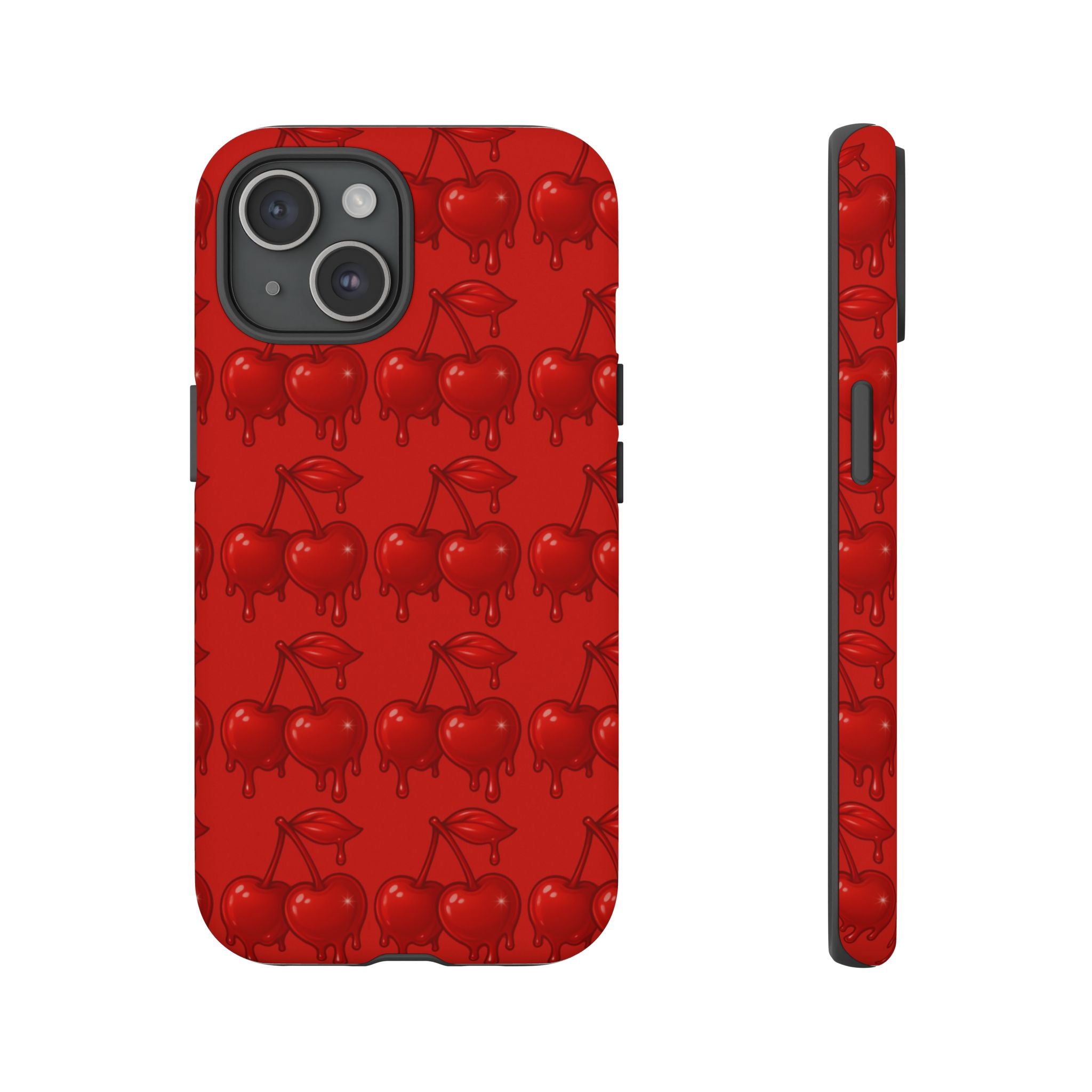 Red Dripping Cherry Phone Case