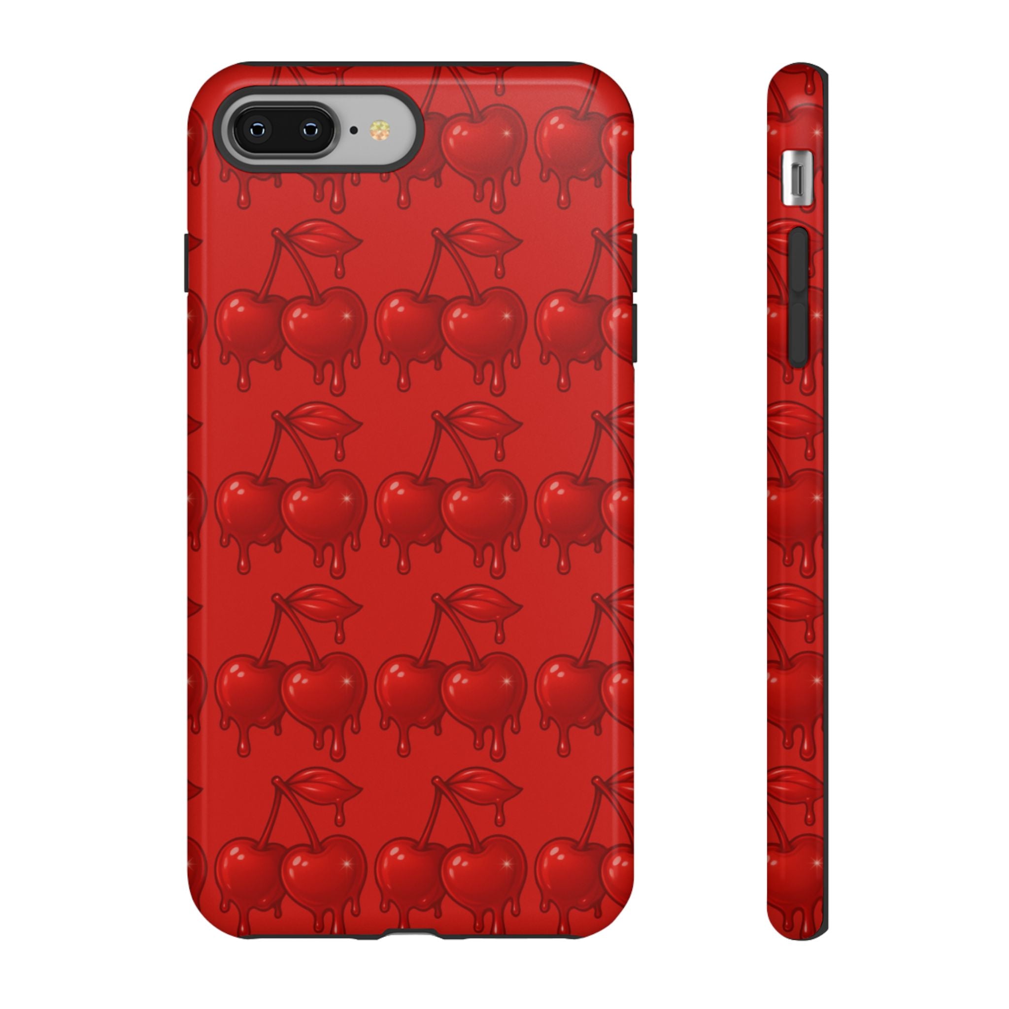 Red Dripping Cherry Phone Case