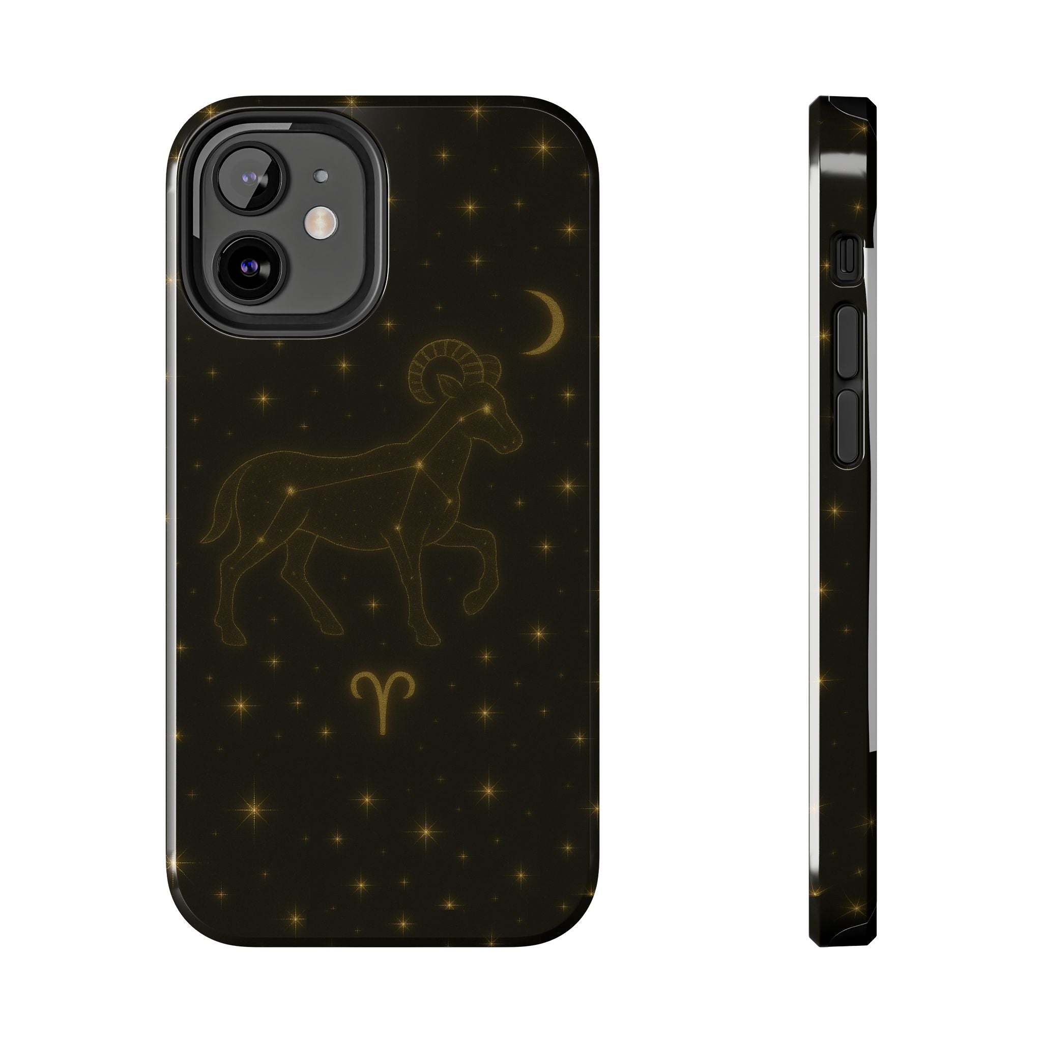Aries Constellation Tough Phone Case — Zodiac Ram Star Map Design