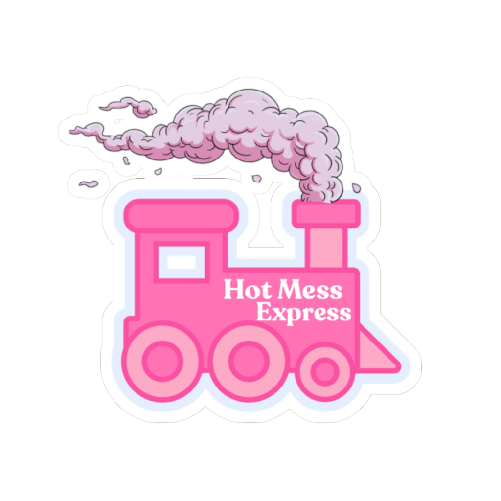 Hot Mess Express Train Sticker | Kiss-Cut Vinyl Sticker