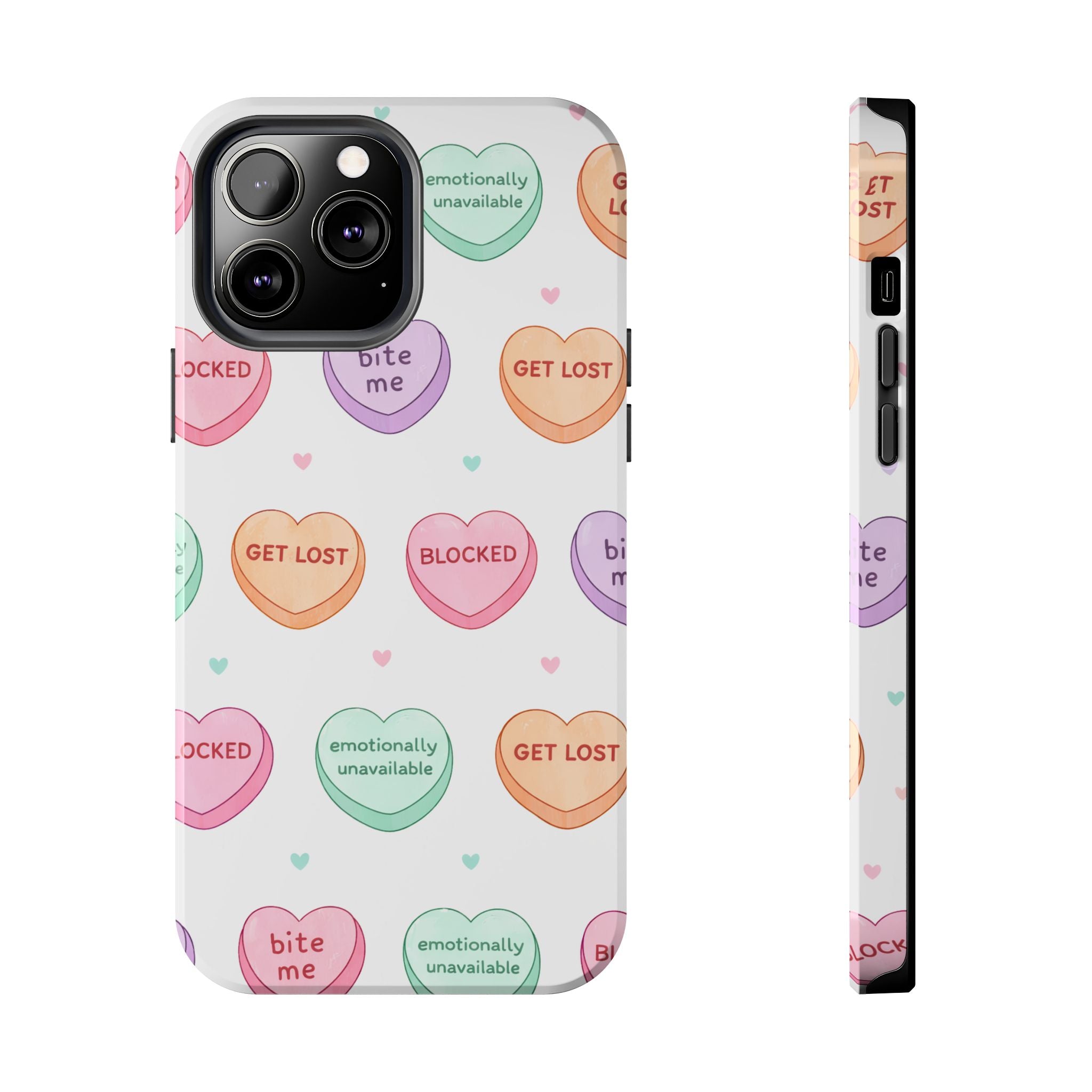 Candy Hearts Phone Case