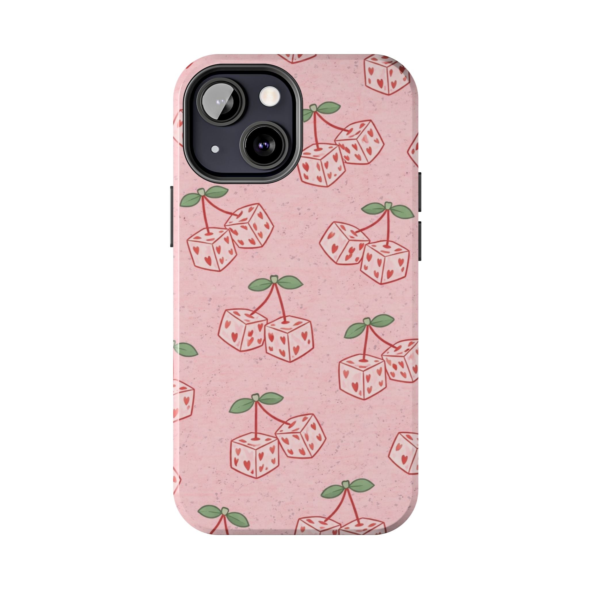 Cherry Di Hearts Phone Case