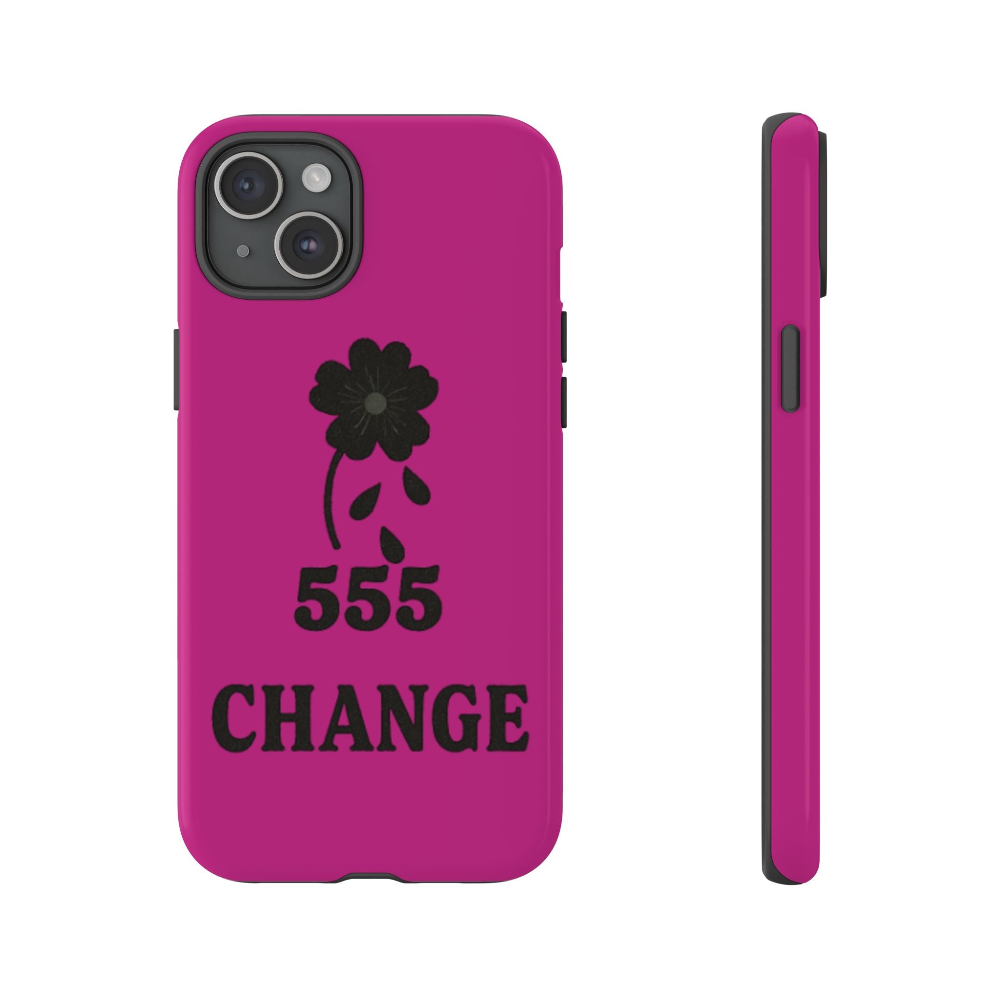 Black & Pink 555 Change Phone Case