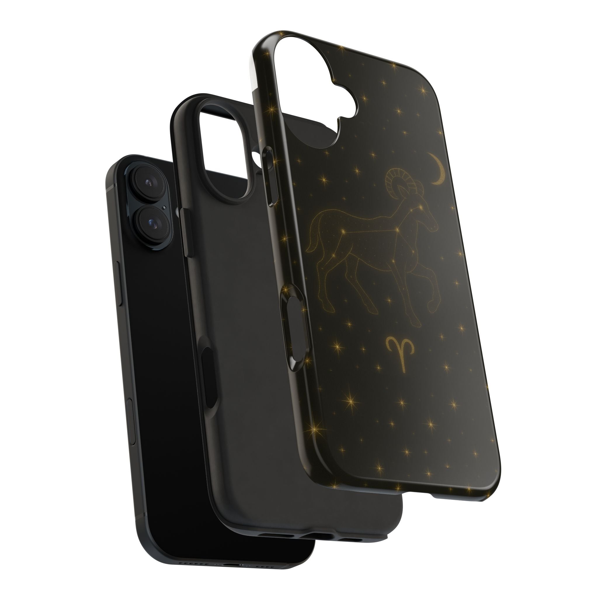 Aries Constellation Tough Phone Case — Zodiac Ram Star Map Design