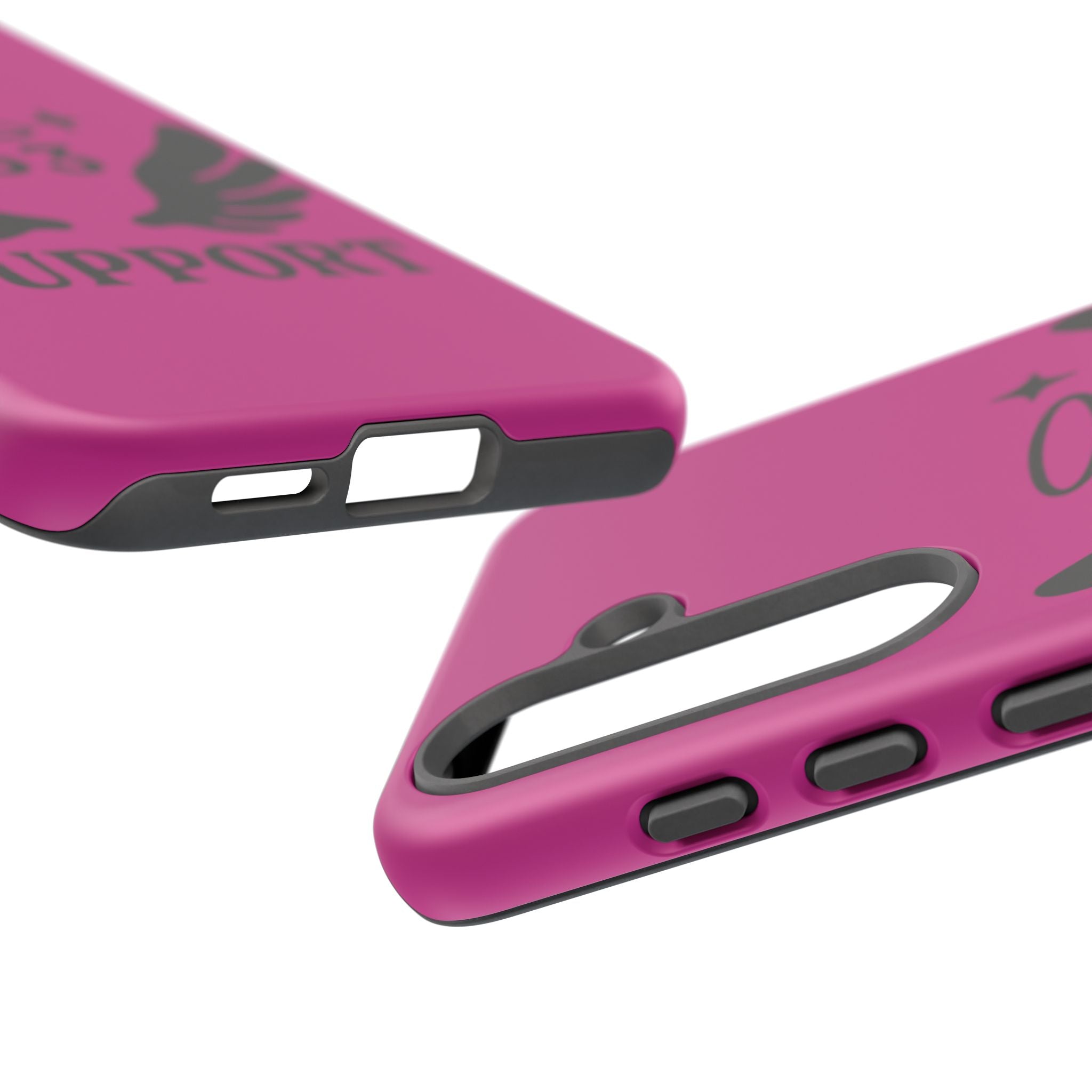 Black & Pink 333 Support Phone Case
