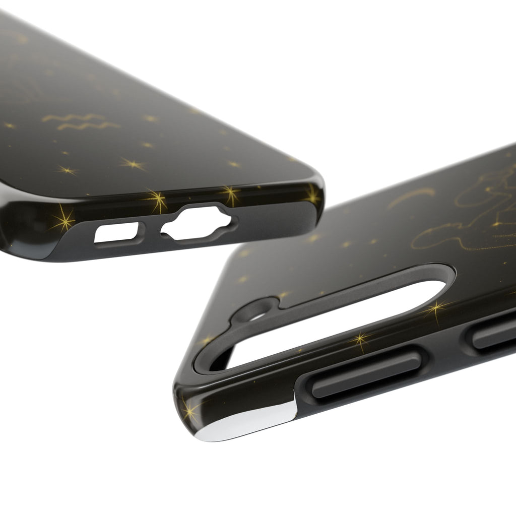 Aquarius Constellation Tough Phone Case — Zodiac Water-Bearer Astrology Design
