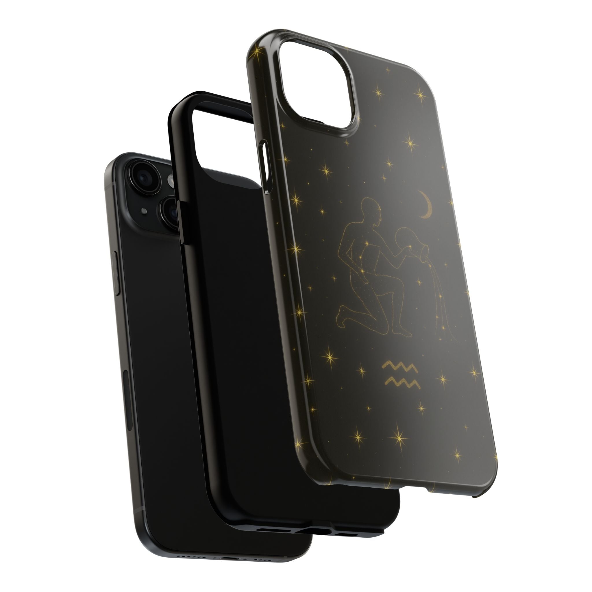 Aquarius Constellation Tough Phone Case — Zodiac Water-Bearer Astrology Design