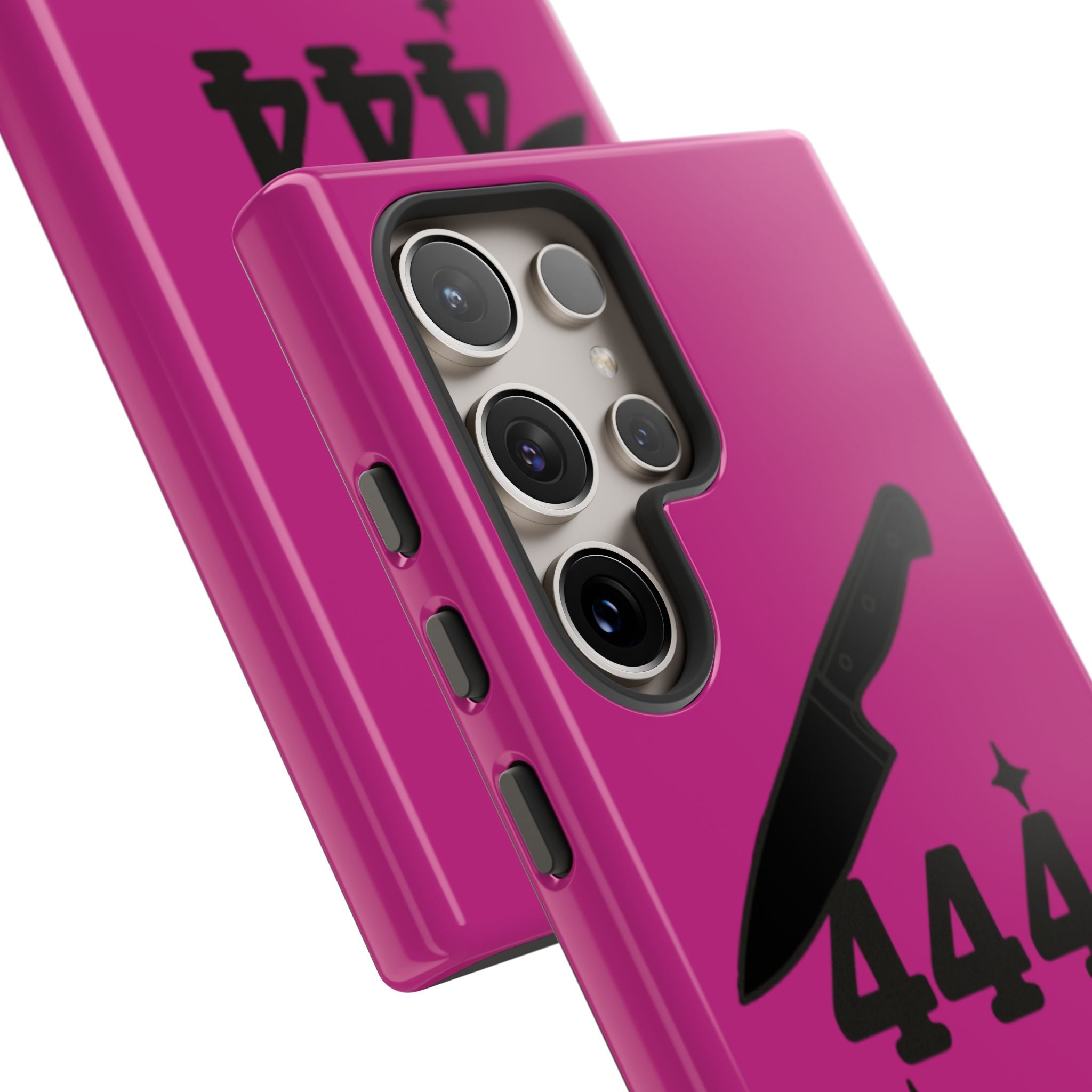 Black & Pink 444 Protection Phone Case