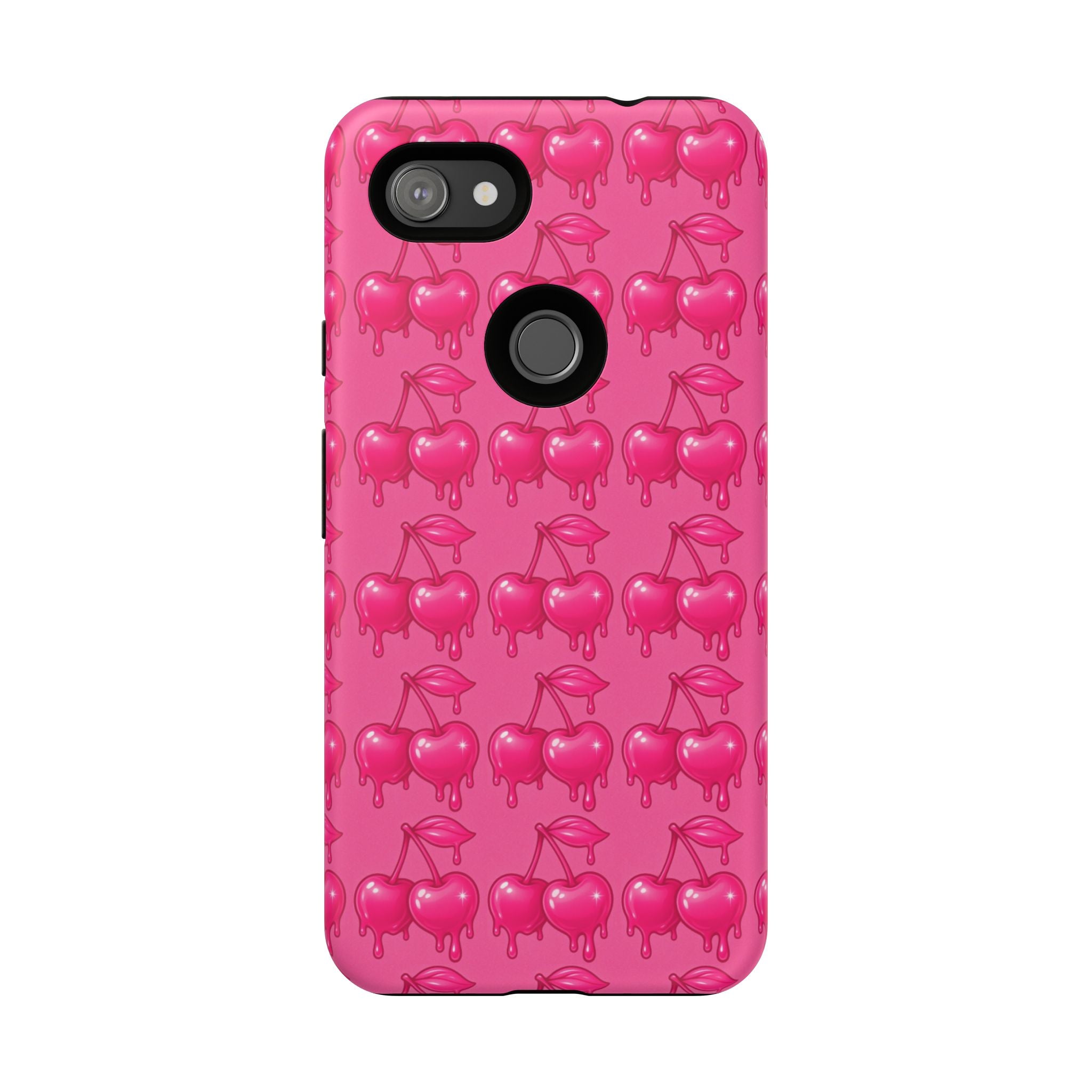 Pink Dripping Cherry Tough Phone Case
