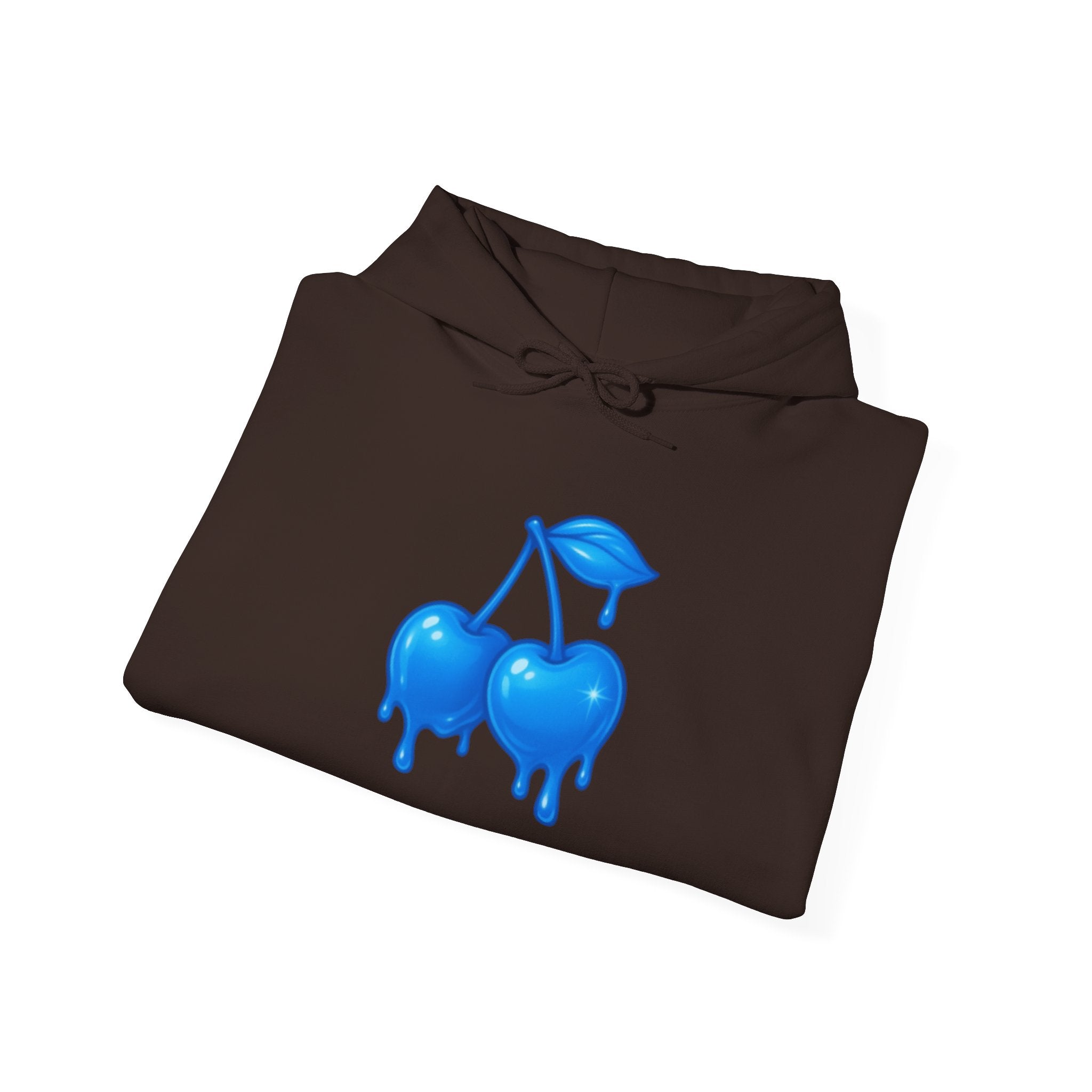 Dripping Blue Cherries Hoodie