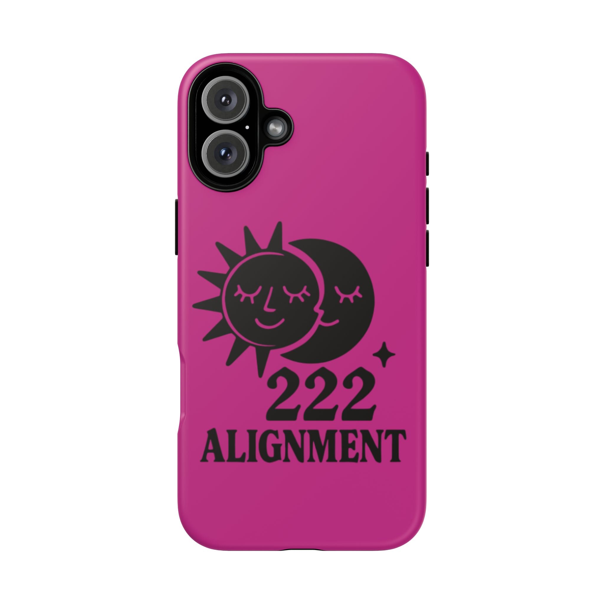 Black & Pink 222 Alignment Phone Case