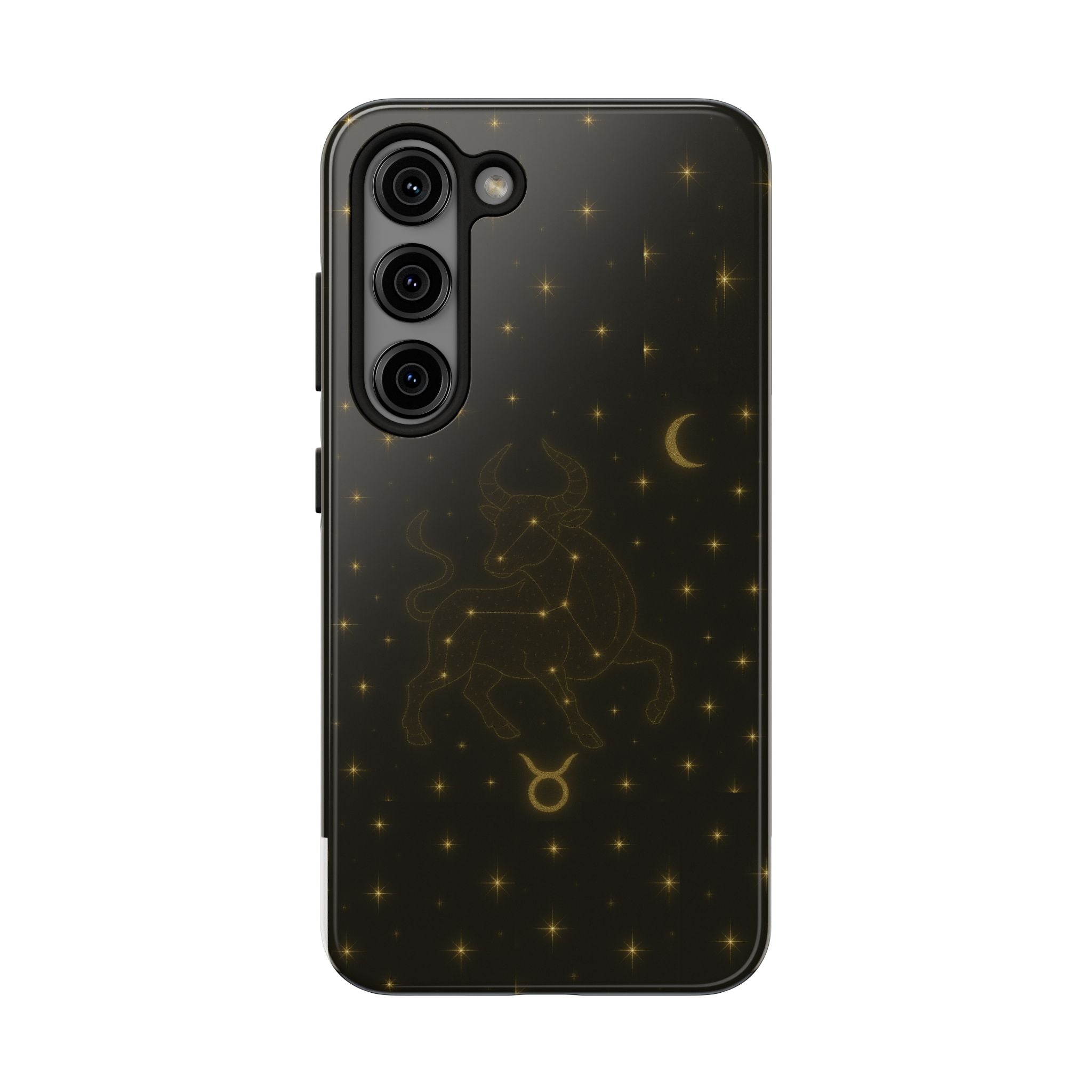 Taurus Constellation Tough Phone Case — Gold Zodiac Bull Phone Case