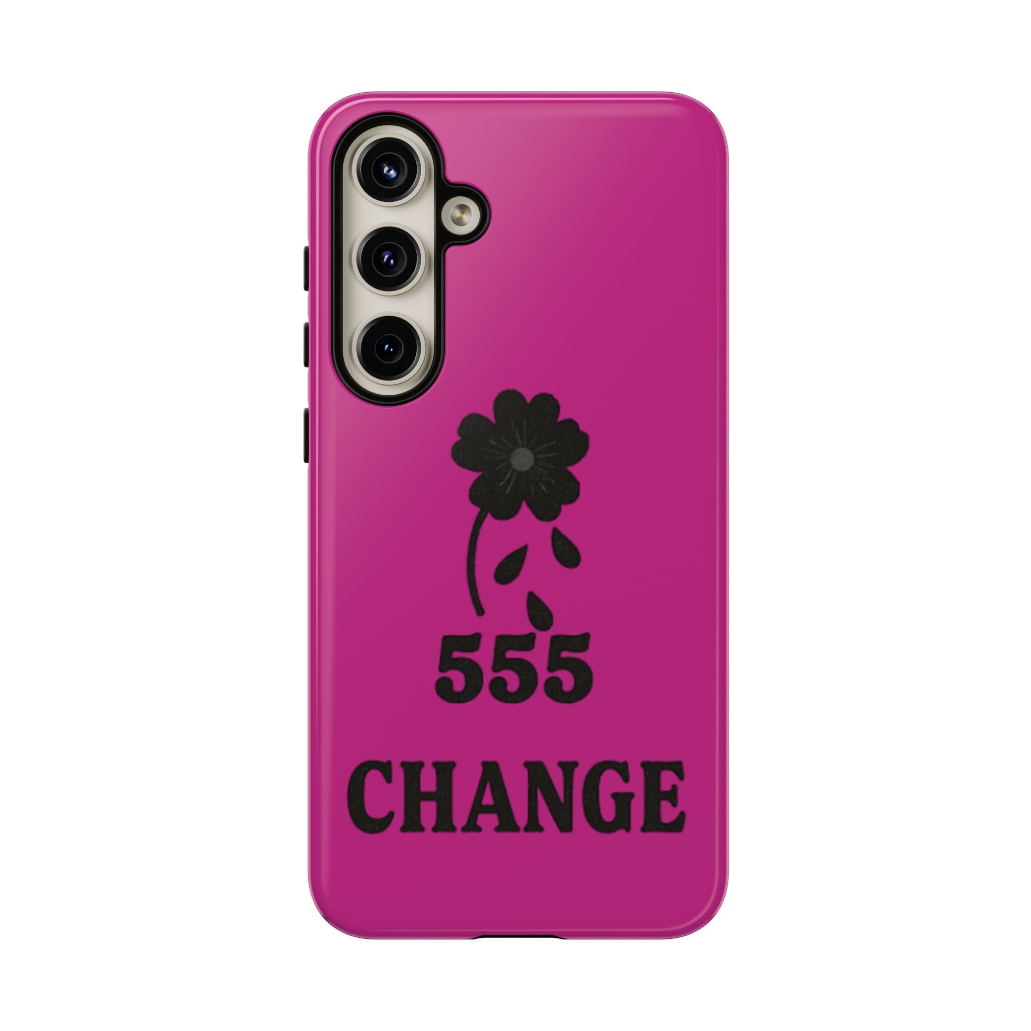 Black & Pink 555 Change Phone Case