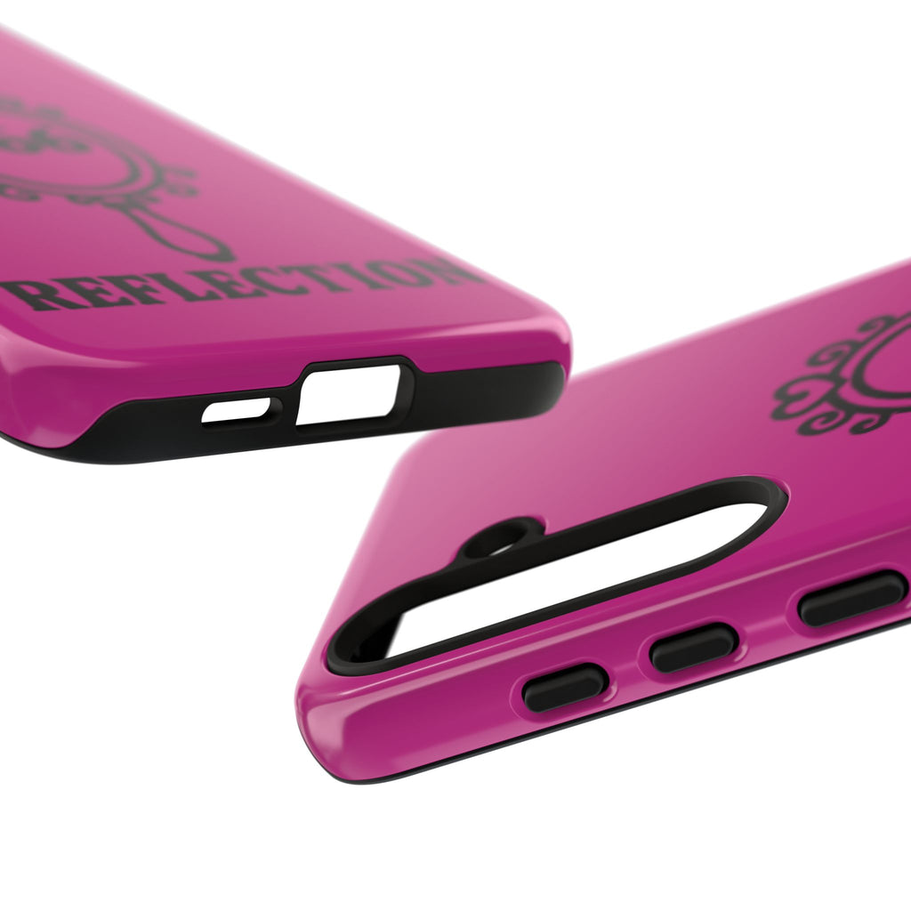 Black & Pink 666 Reflection Phone Case
