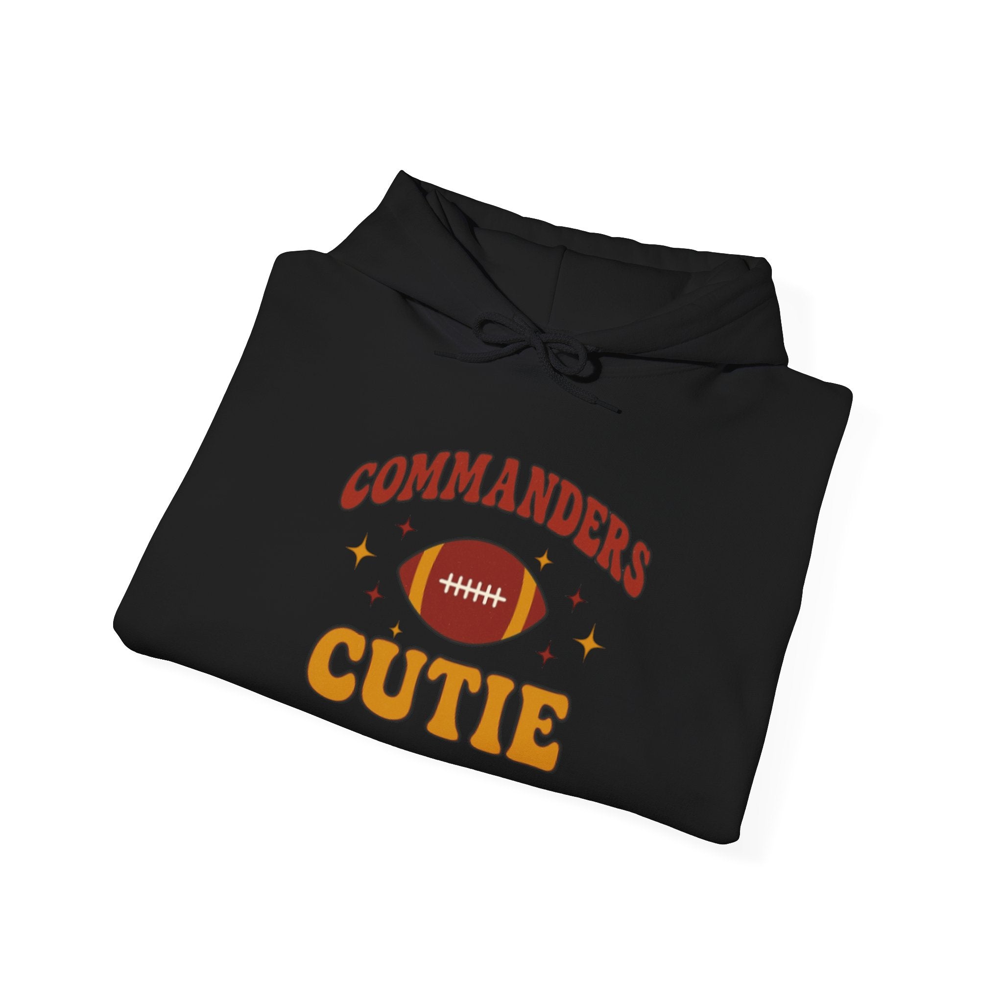 Hoodie — "Commanders Cutie" Football Graphic Pullover