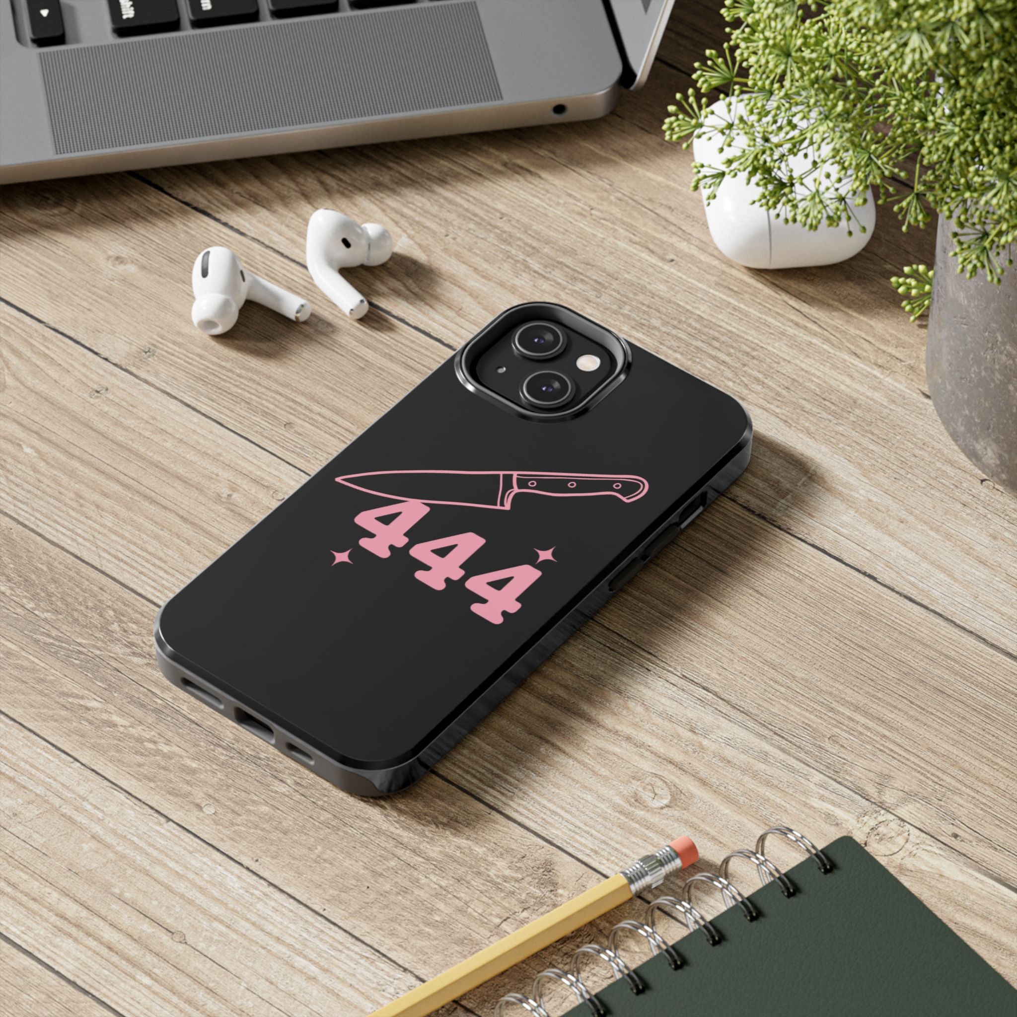 Black & Pink 444 Phone Case