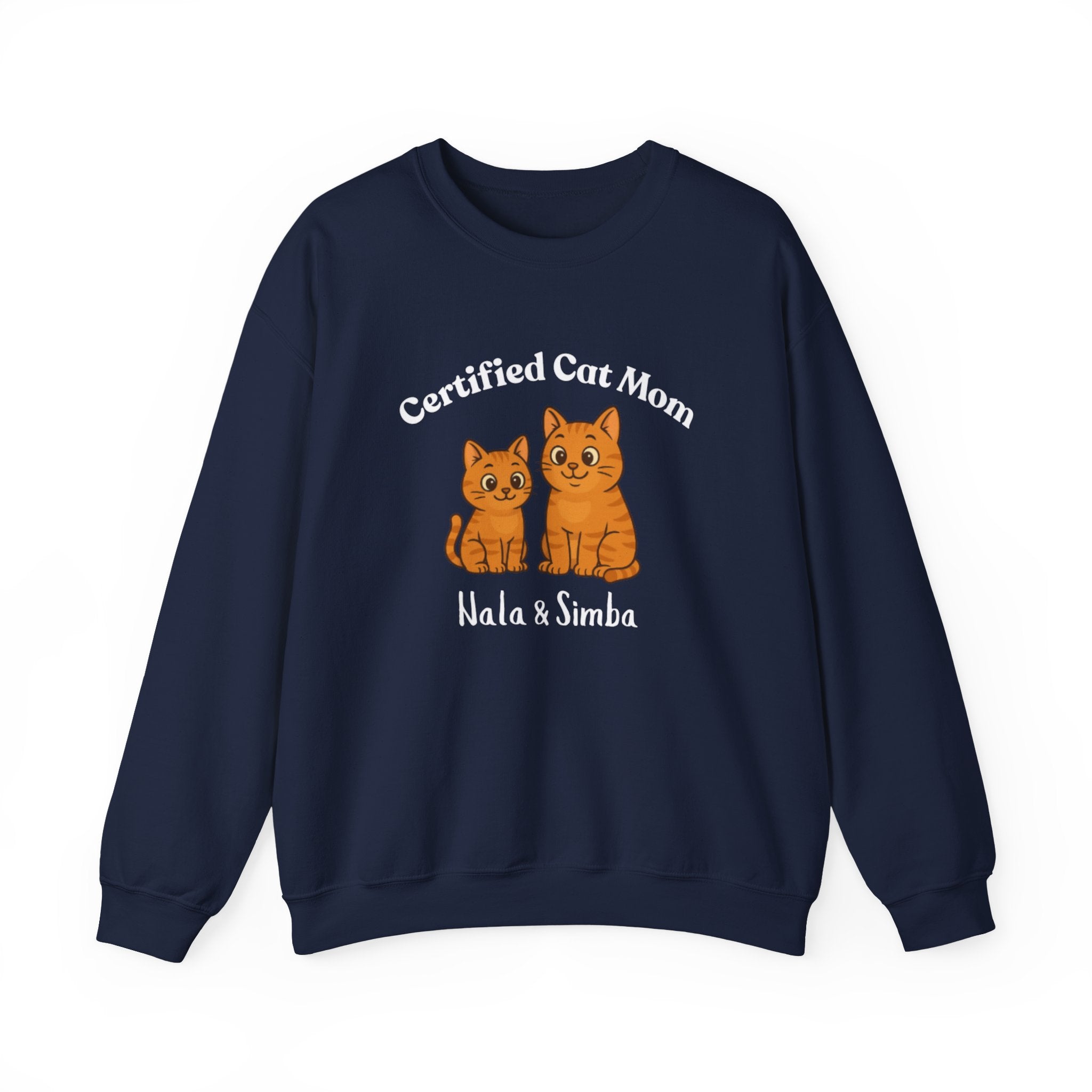 Custom Pet Sweatshirt — "Certified Cat Mom"
