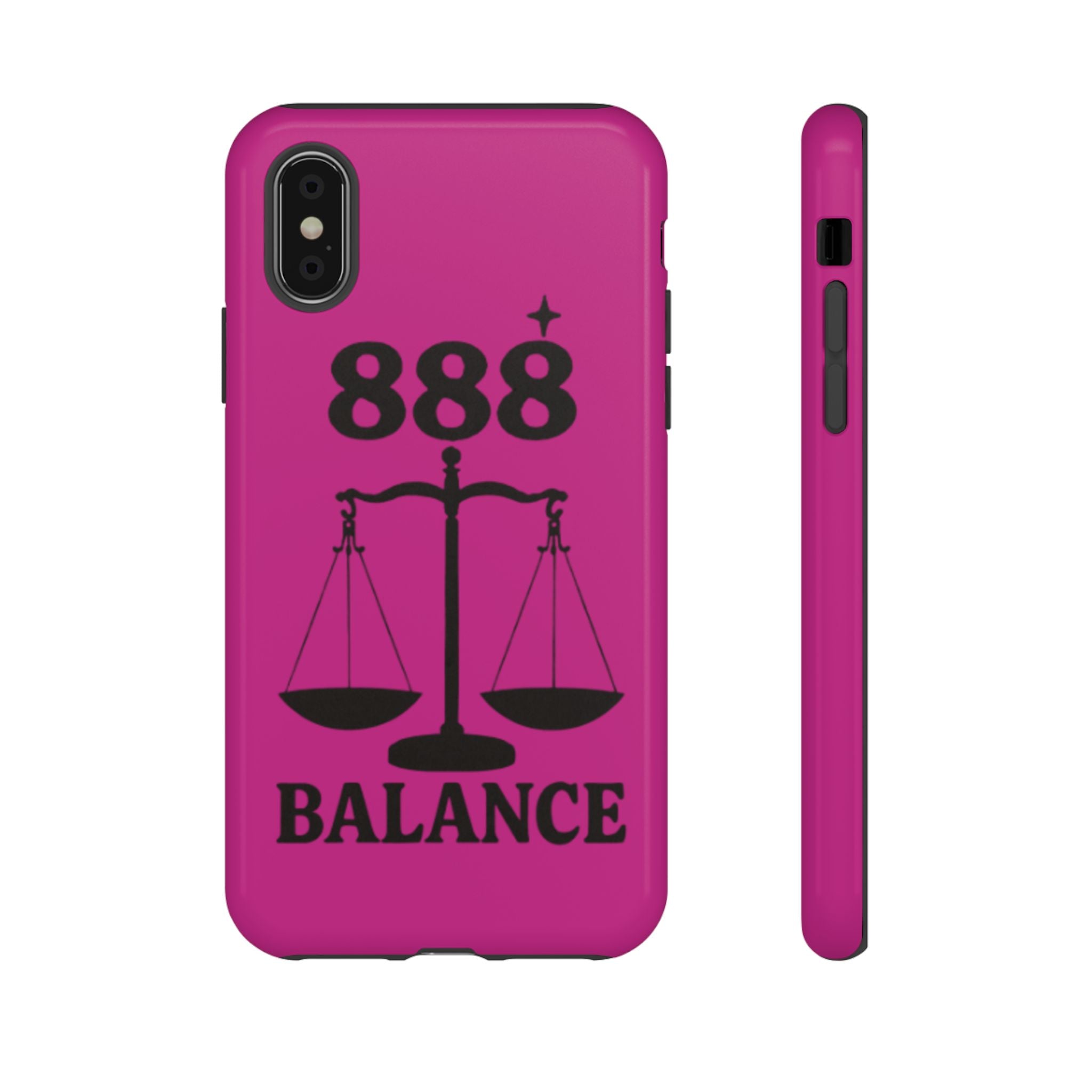 Black & Pink 888 Balance Phone Case