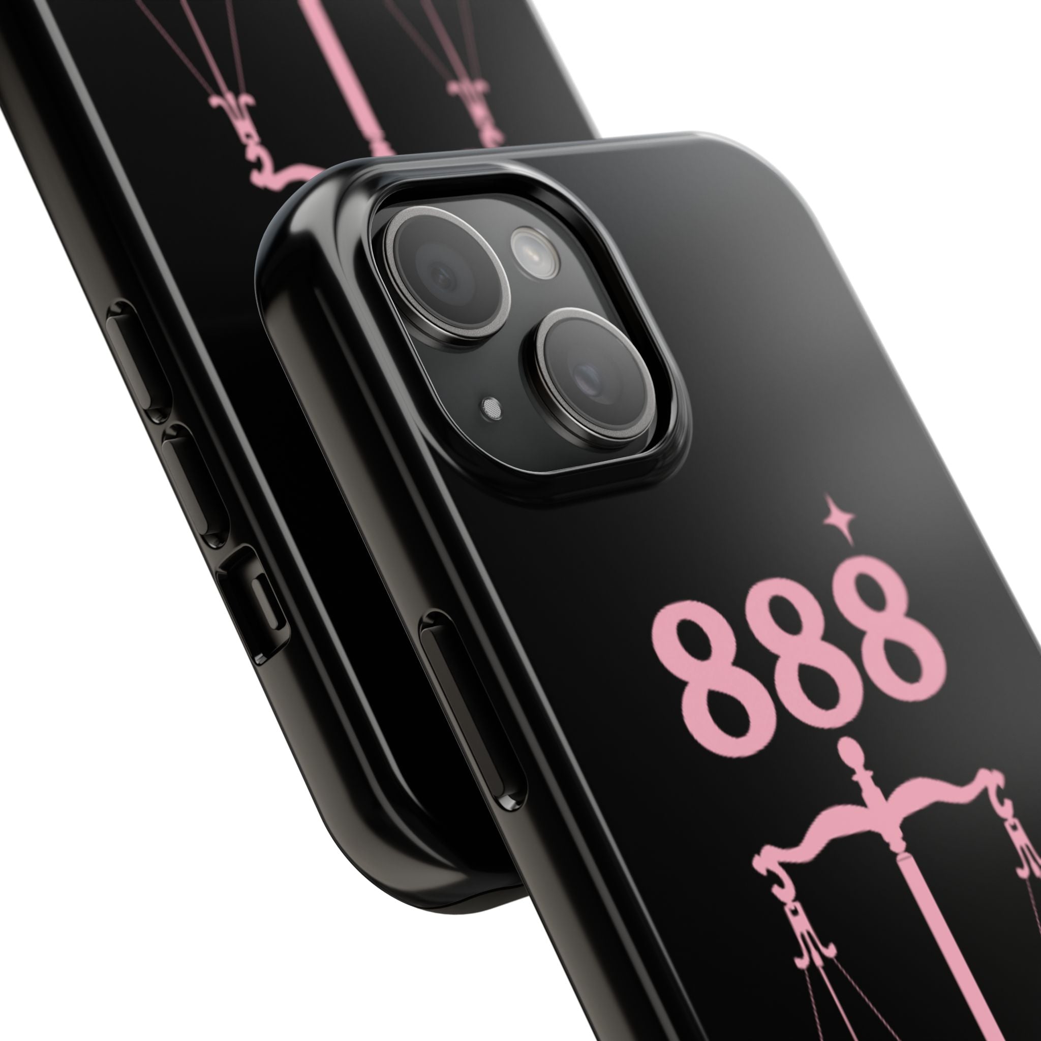 Black & Pink 888 Phone Case