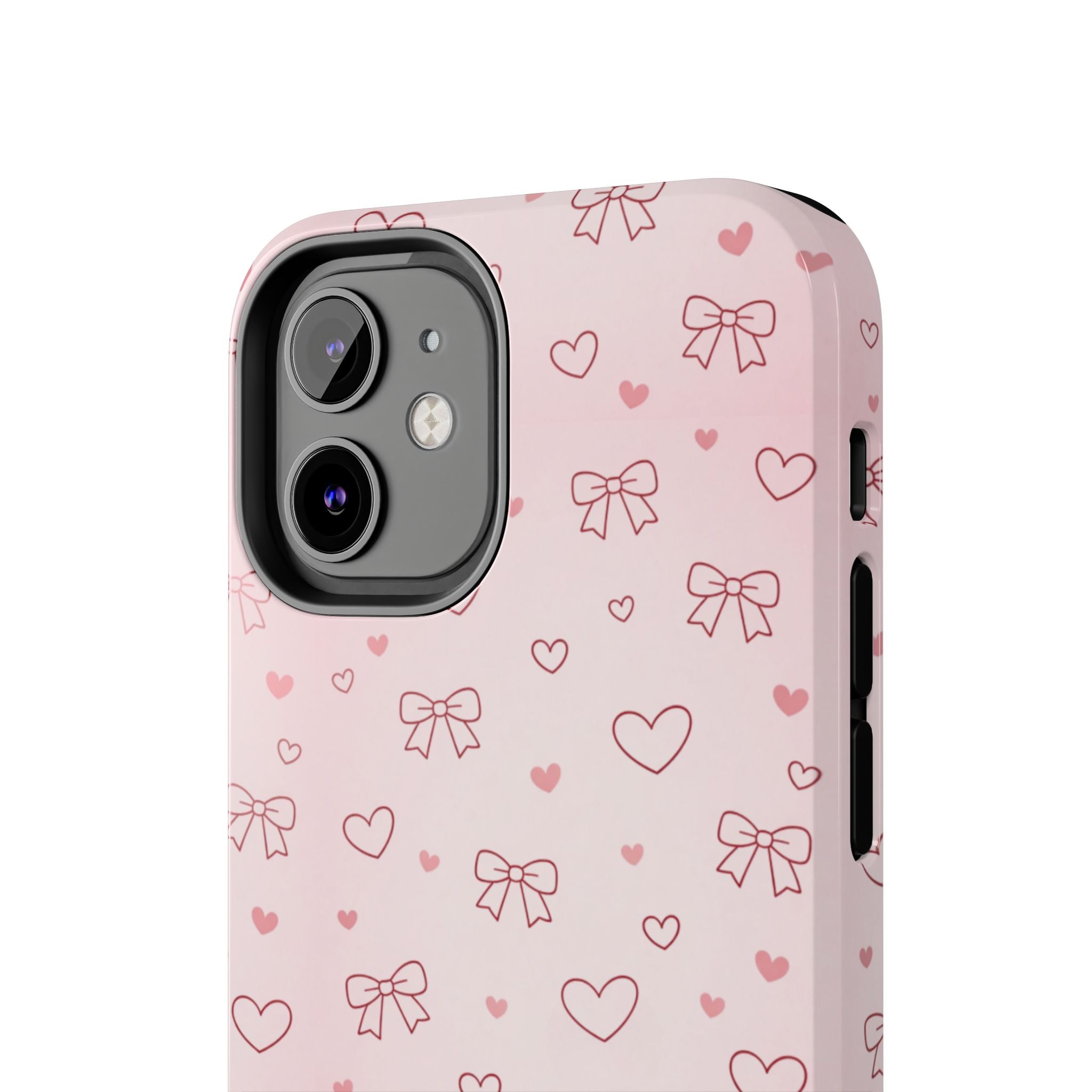 Pink Hearts & Bows Phone Case