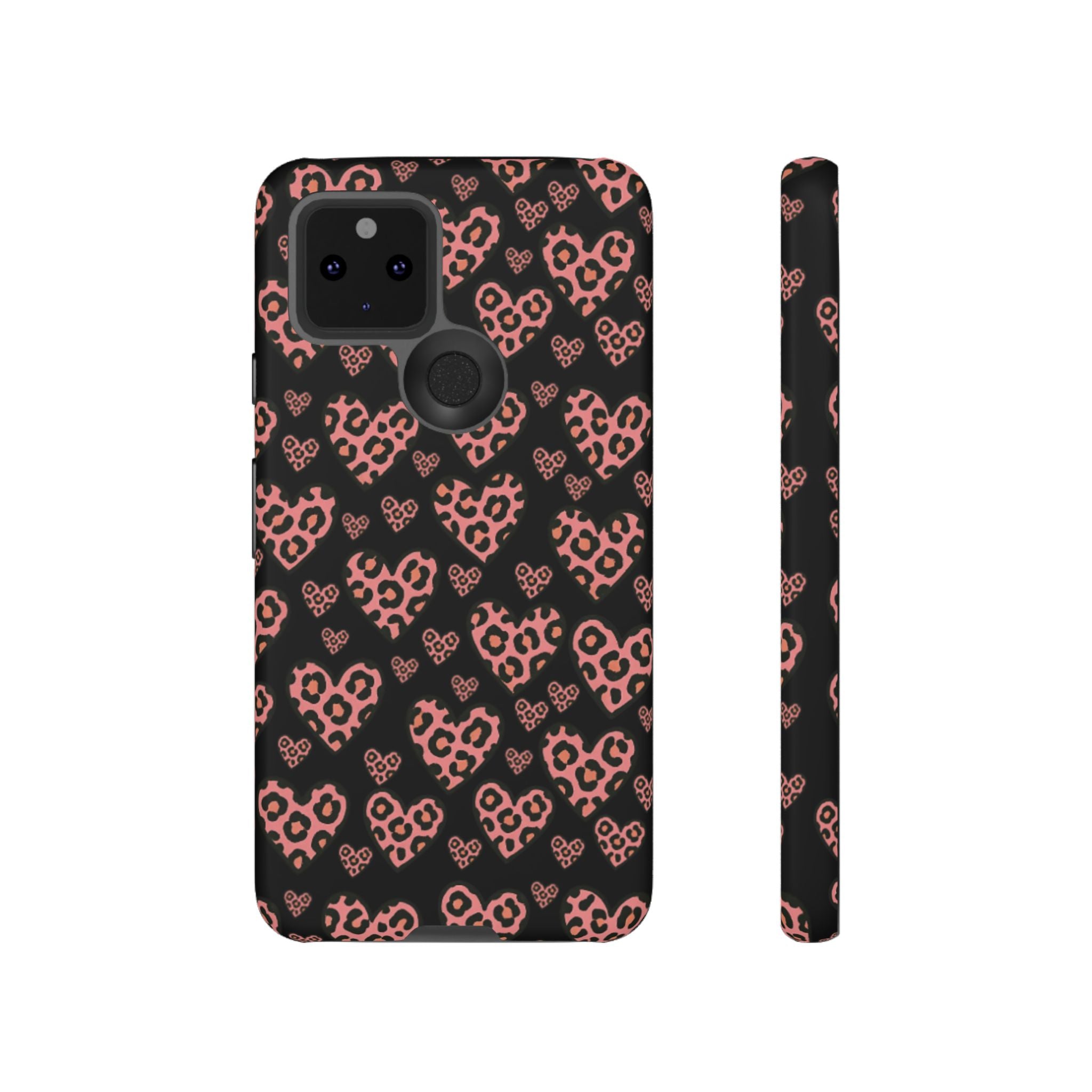 Leopard Heart Phone Case