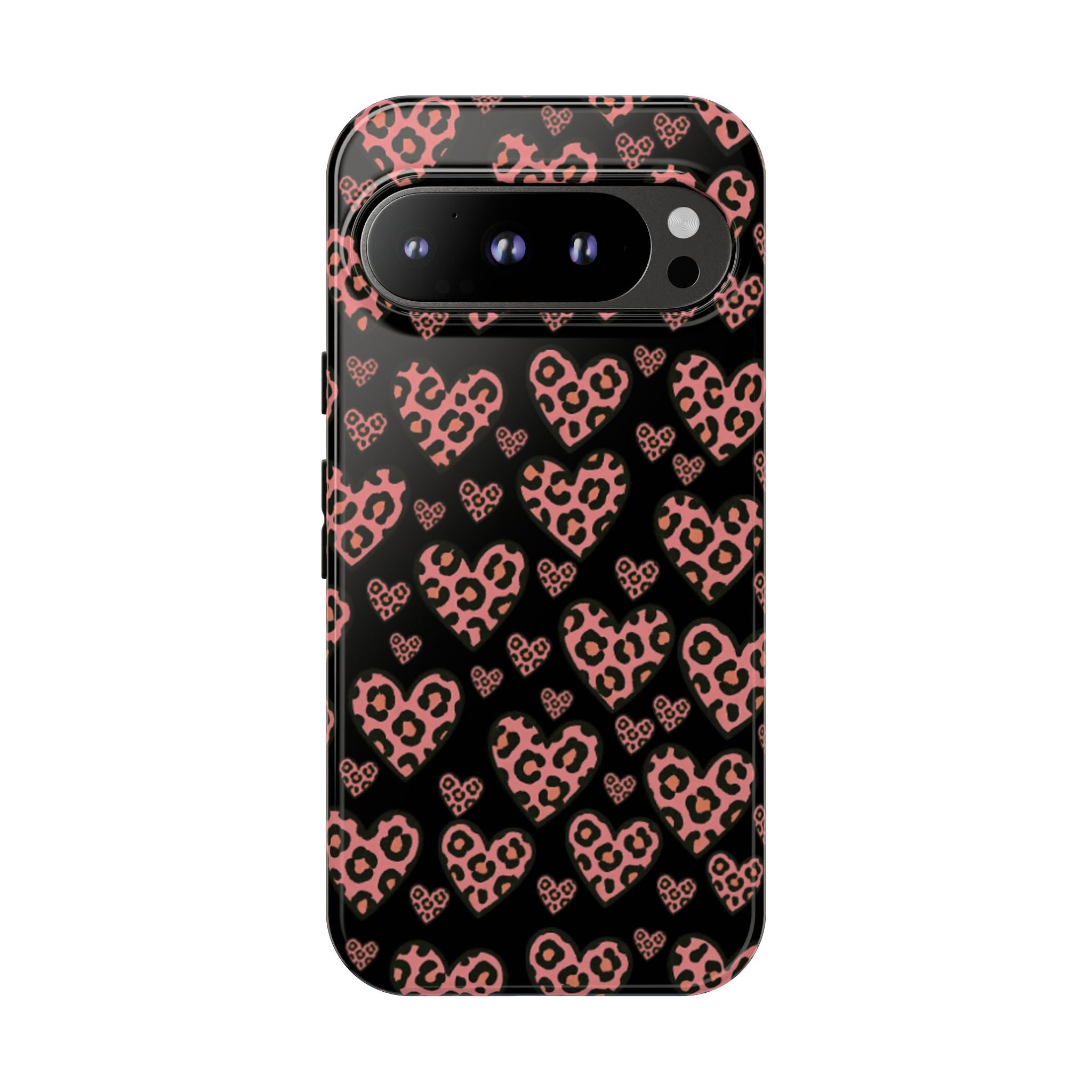 Leopard Heart Phone Case