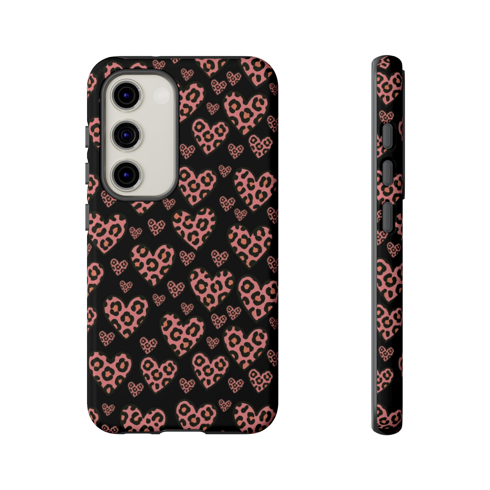 Leopard Heart Phone Case