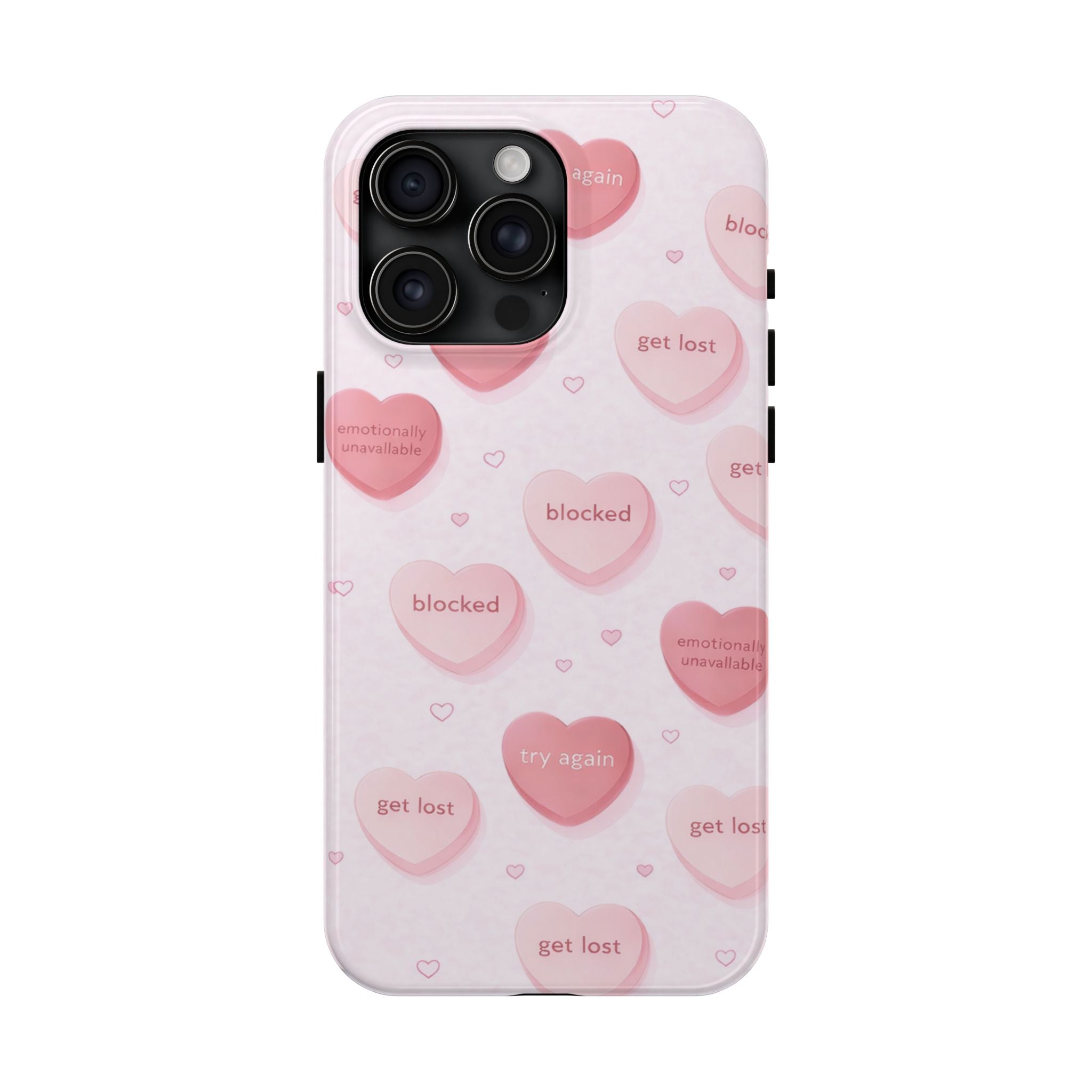 Non-Conversation Hearts Phone Case