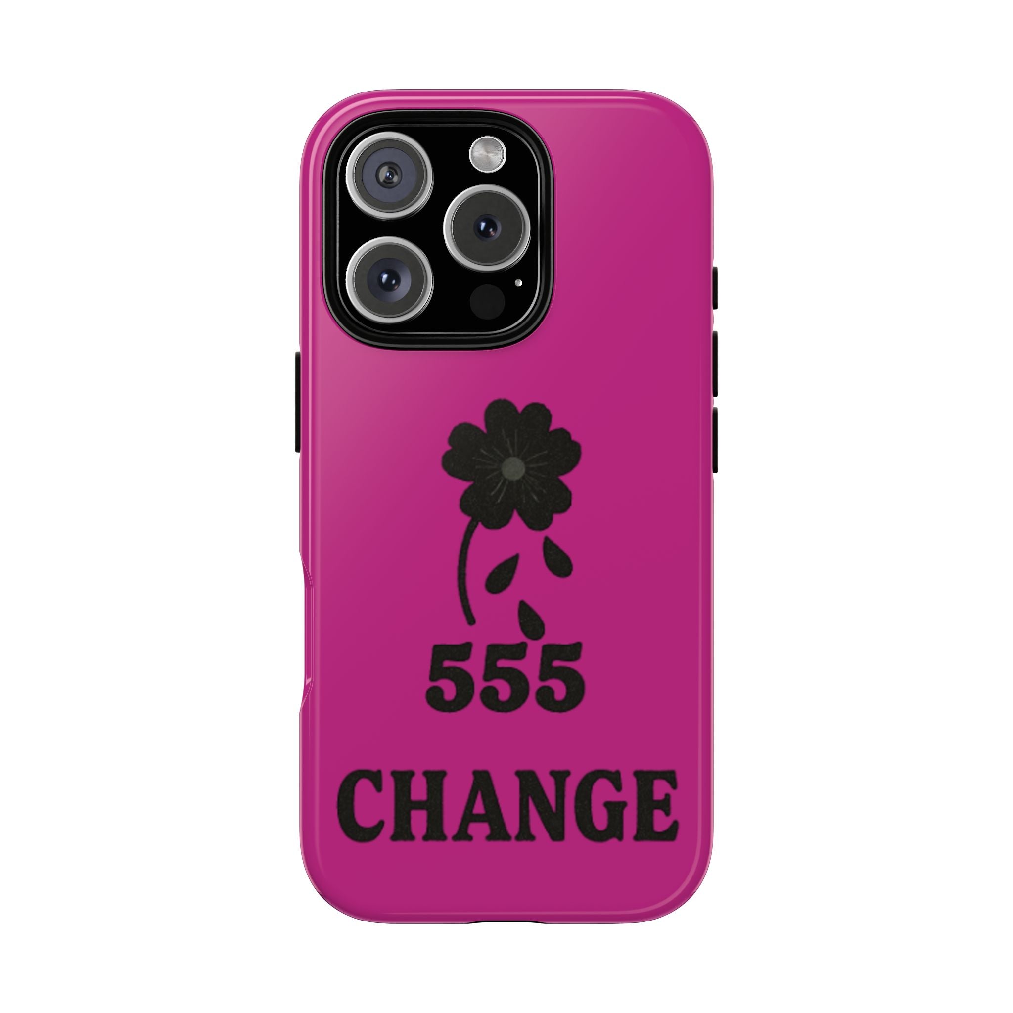 Black & Pink 555 Change Phone Case