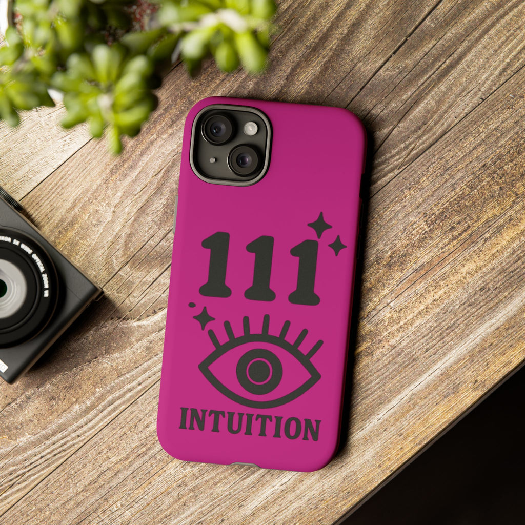 Black & Pink 111 Intuition Phone Case
