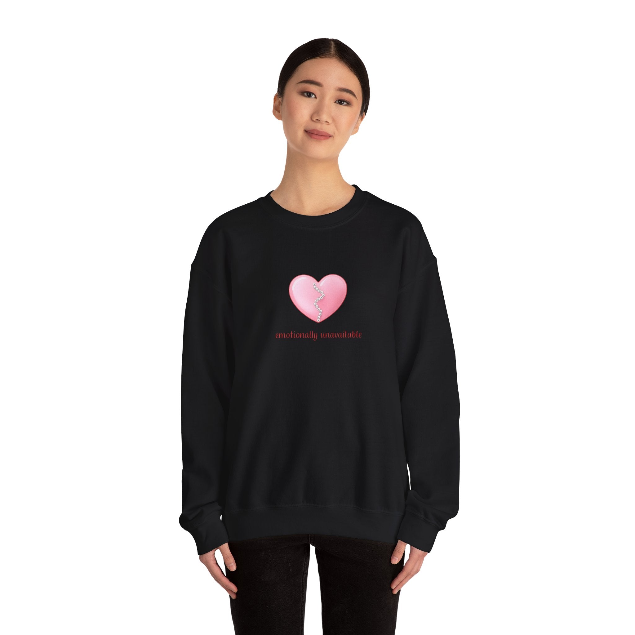 “Emotionally Unavailable” Crewneck