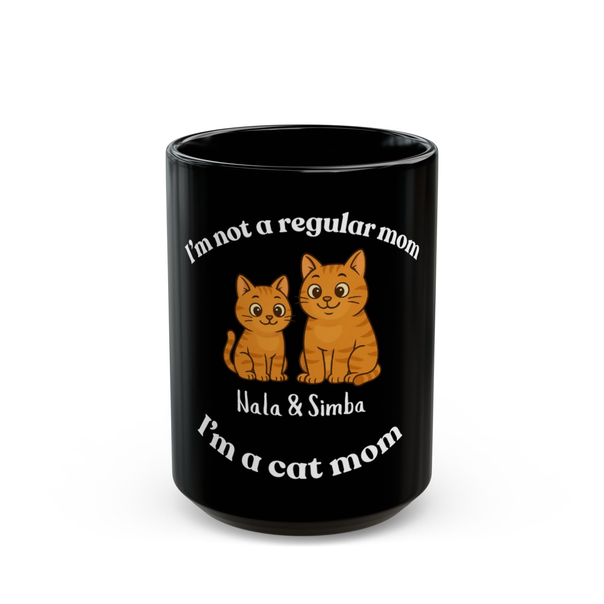 "I’m Not a Regular Mom, I’m a Cat Mom" Personalized Pet Mug