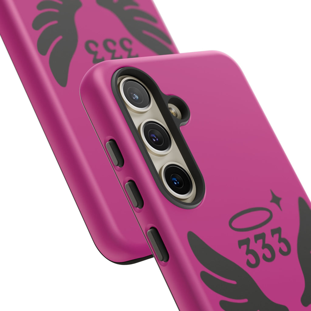 Black & Pink 333 Support Phone Case
