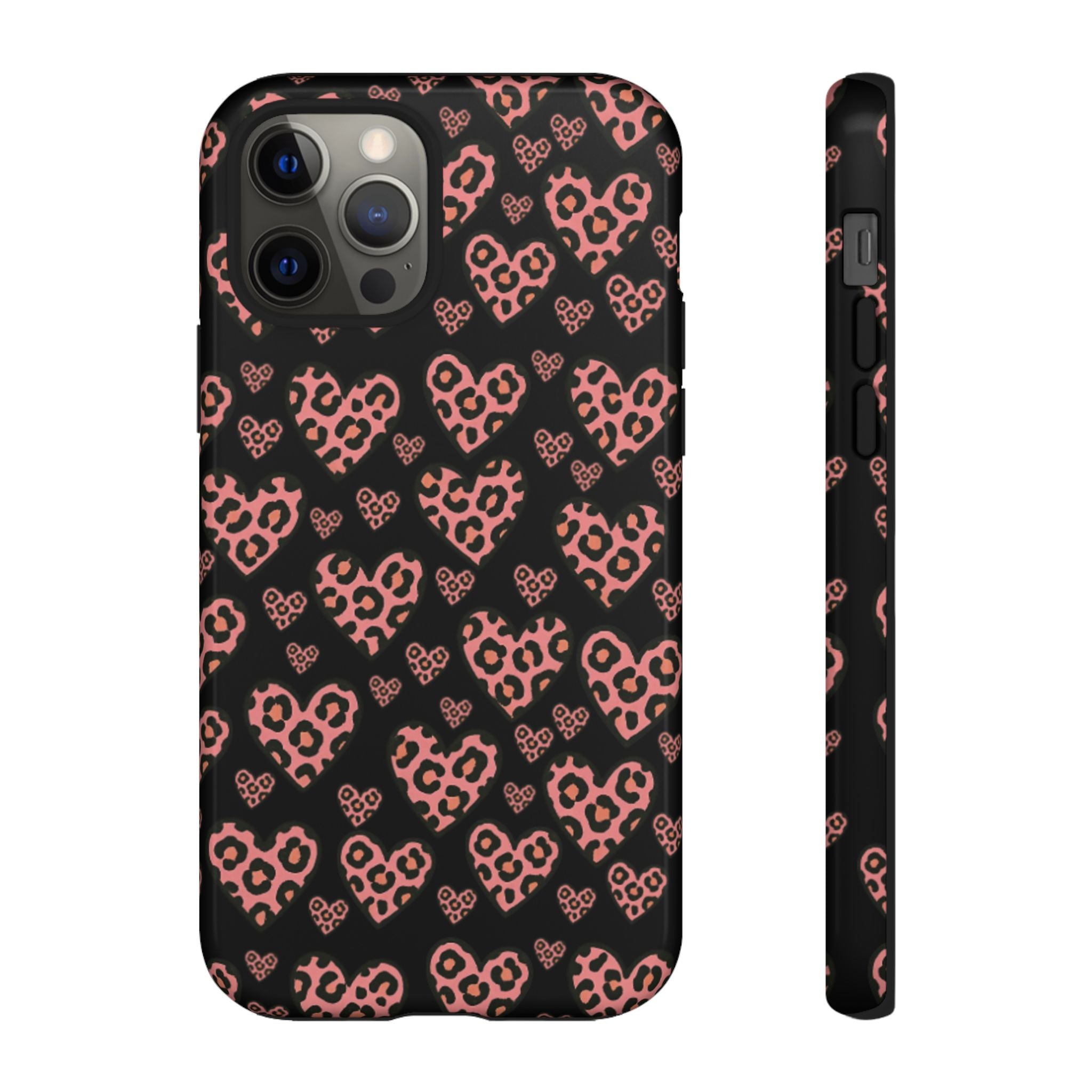 Leopard Heart Phone Case