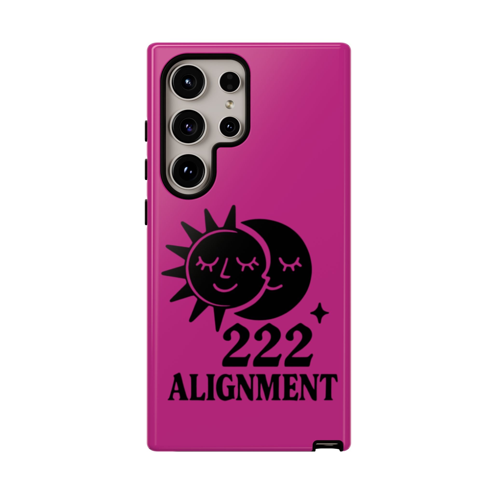 Black & Pink 222 Alignment Phone Case