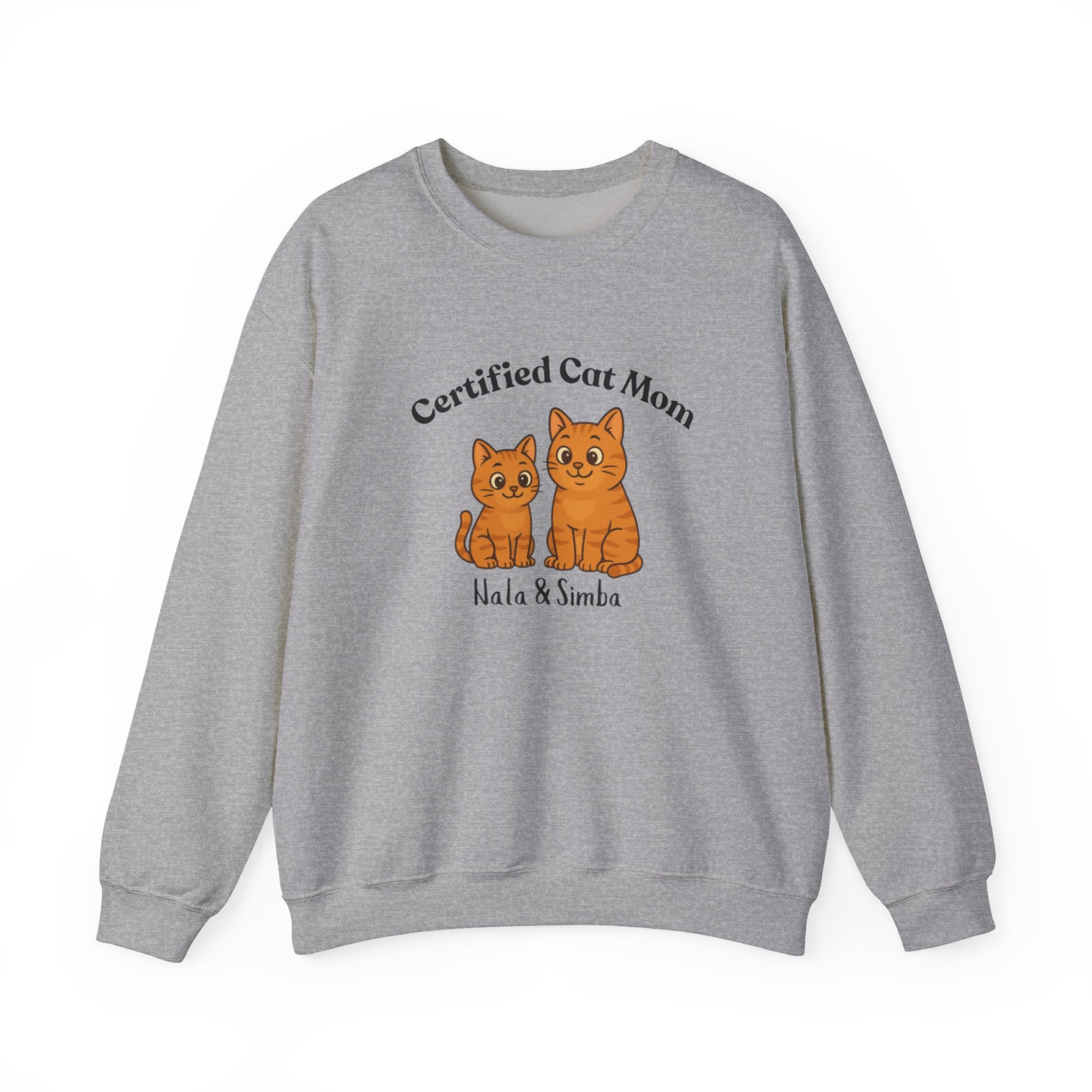 Custom Pet Sweatshirt — "Certified Cat Mom"