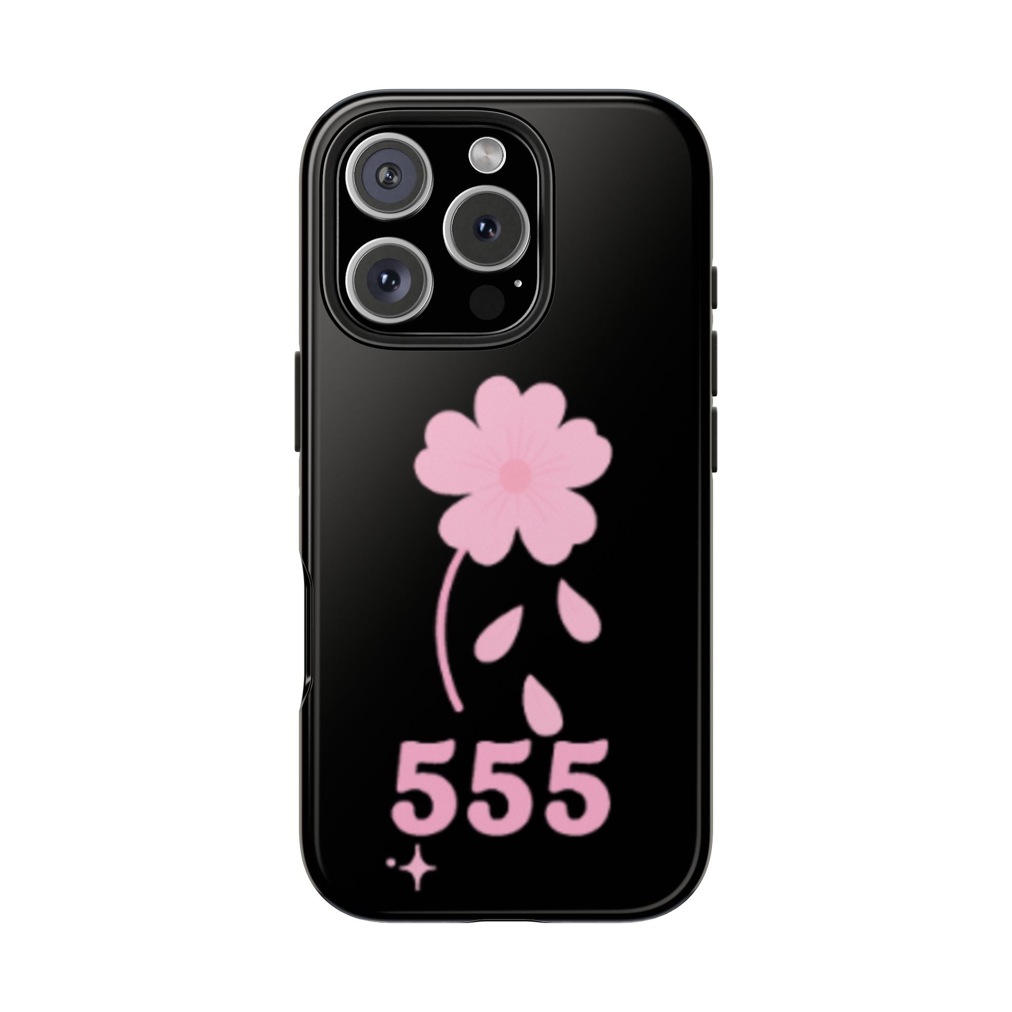 Black & Pink 555 Phone Case