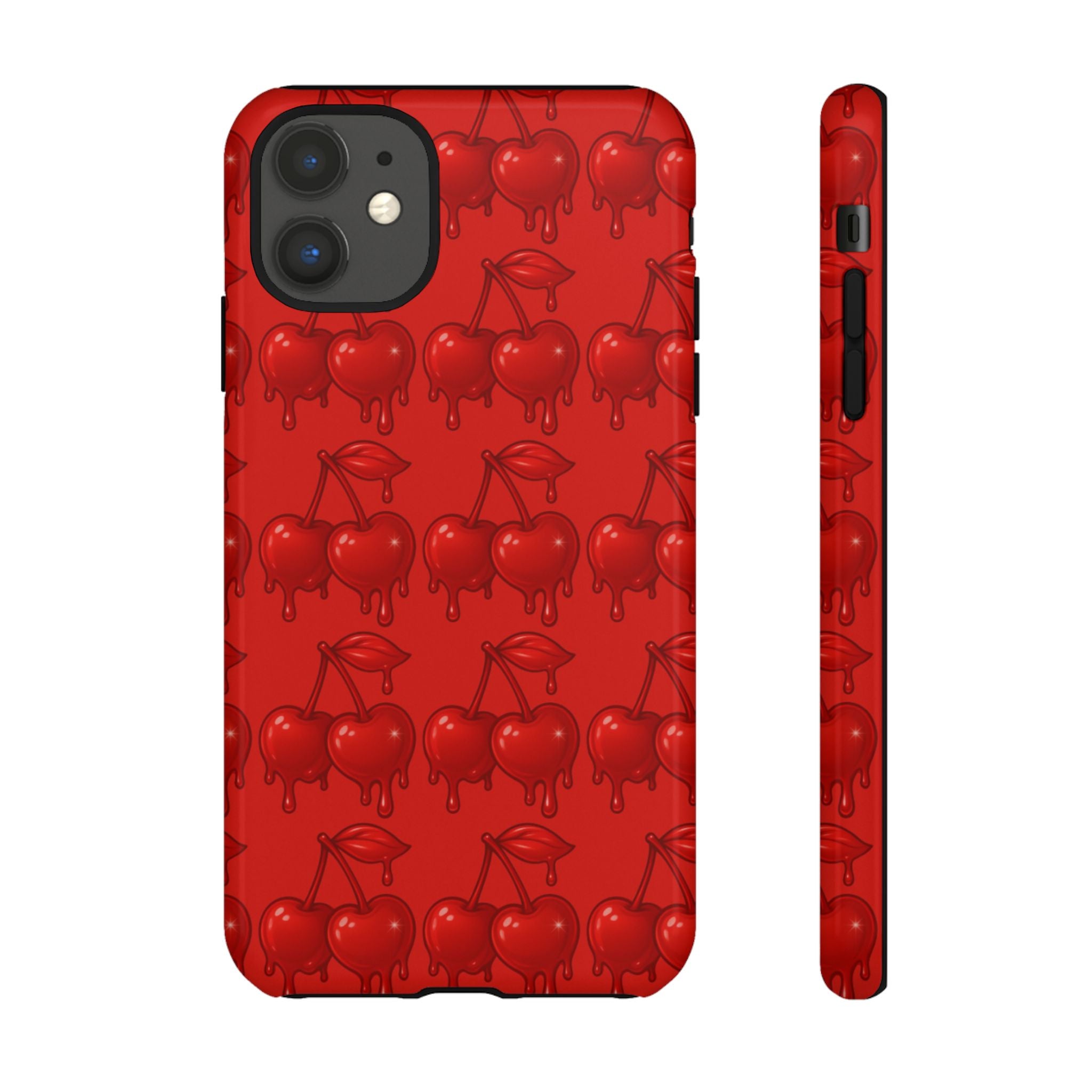 Red Dripping Cherry Phone Case